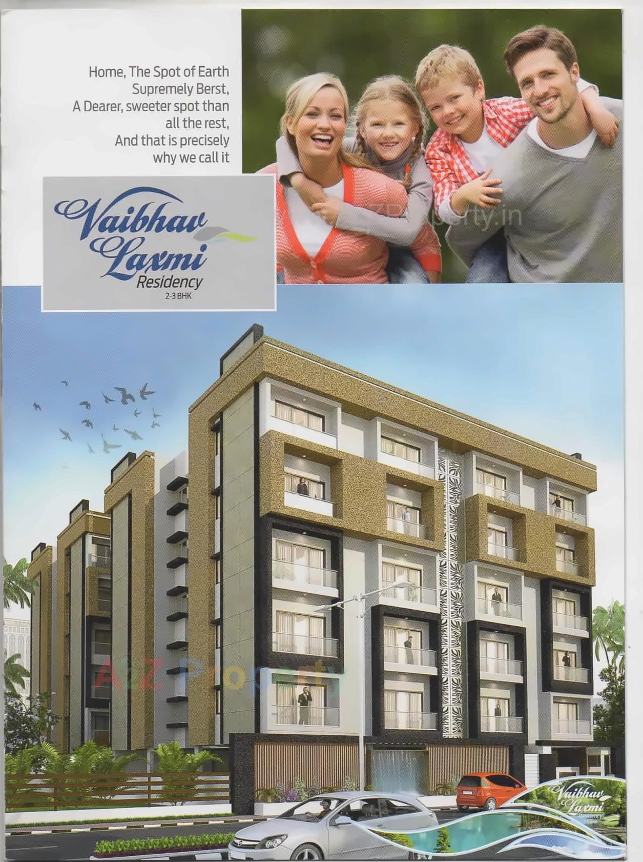 3D Elevation of real estate project Vaibhav Laxmi Residency located at Bhavnagar, Bhavnagar, Gujarat