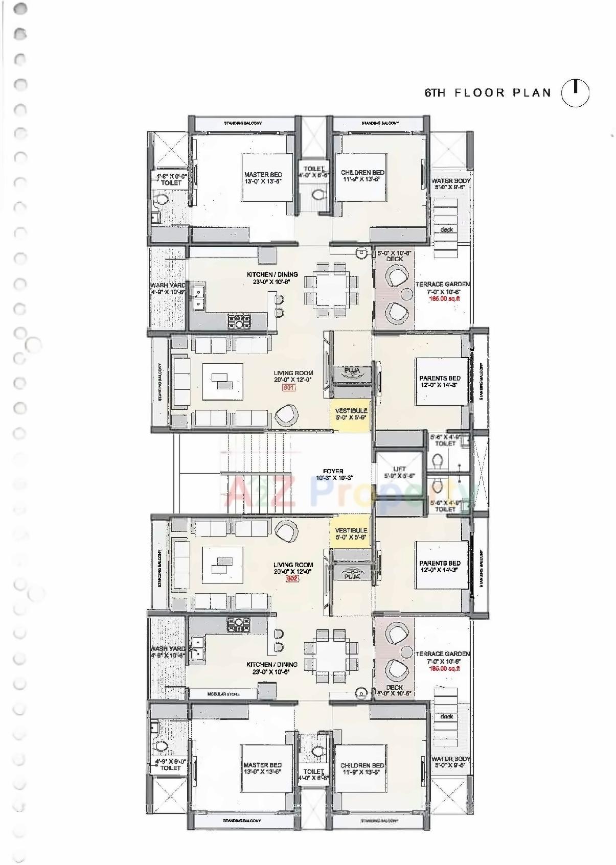 Layout of real estate project Vama Elegance located at Bhavnagar, Bhavnagar, Gujarat