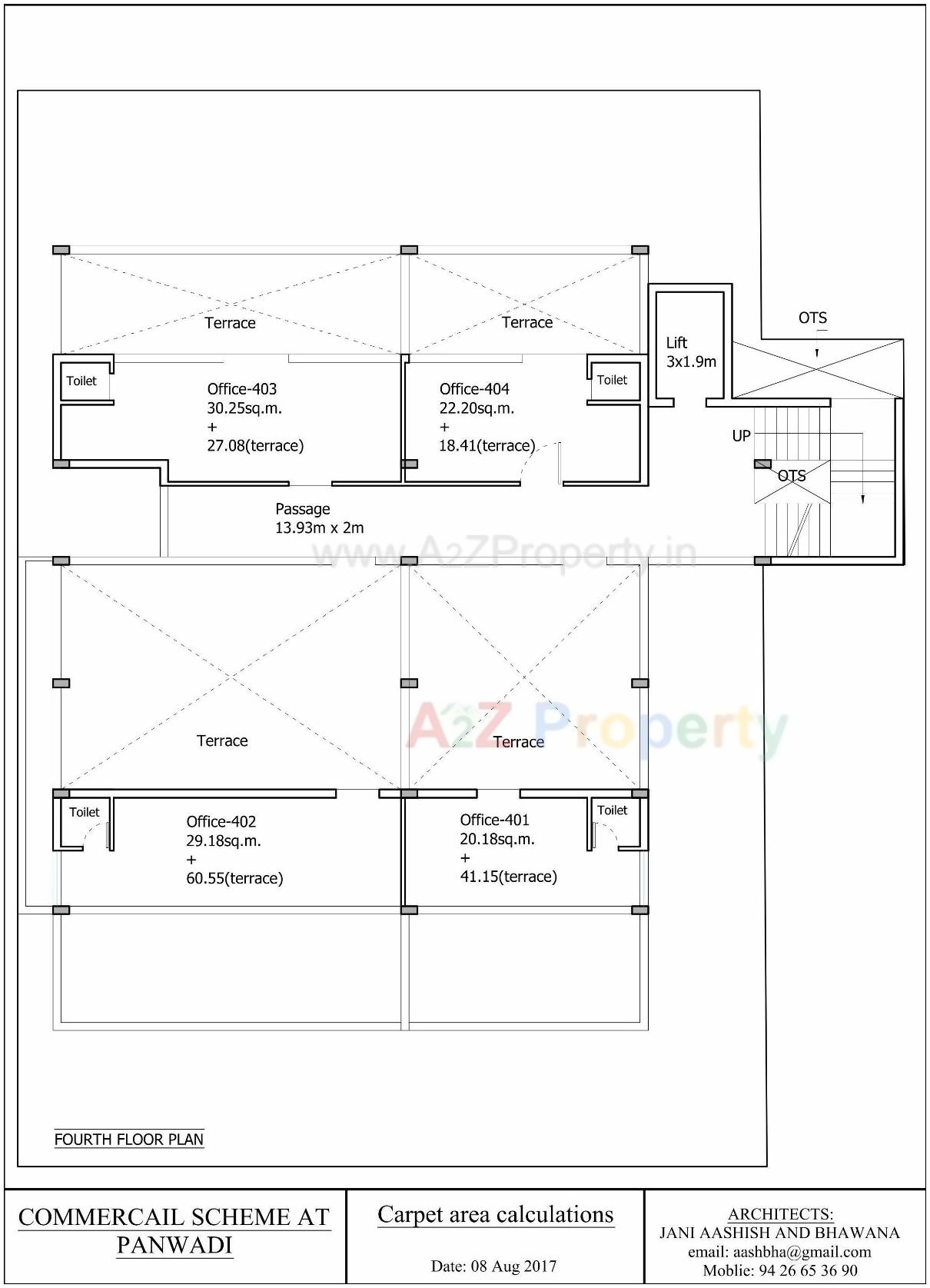 Layout of real estate project Vardhman Enclave located at Bhavnagar, Bhavnagar, Gujarat