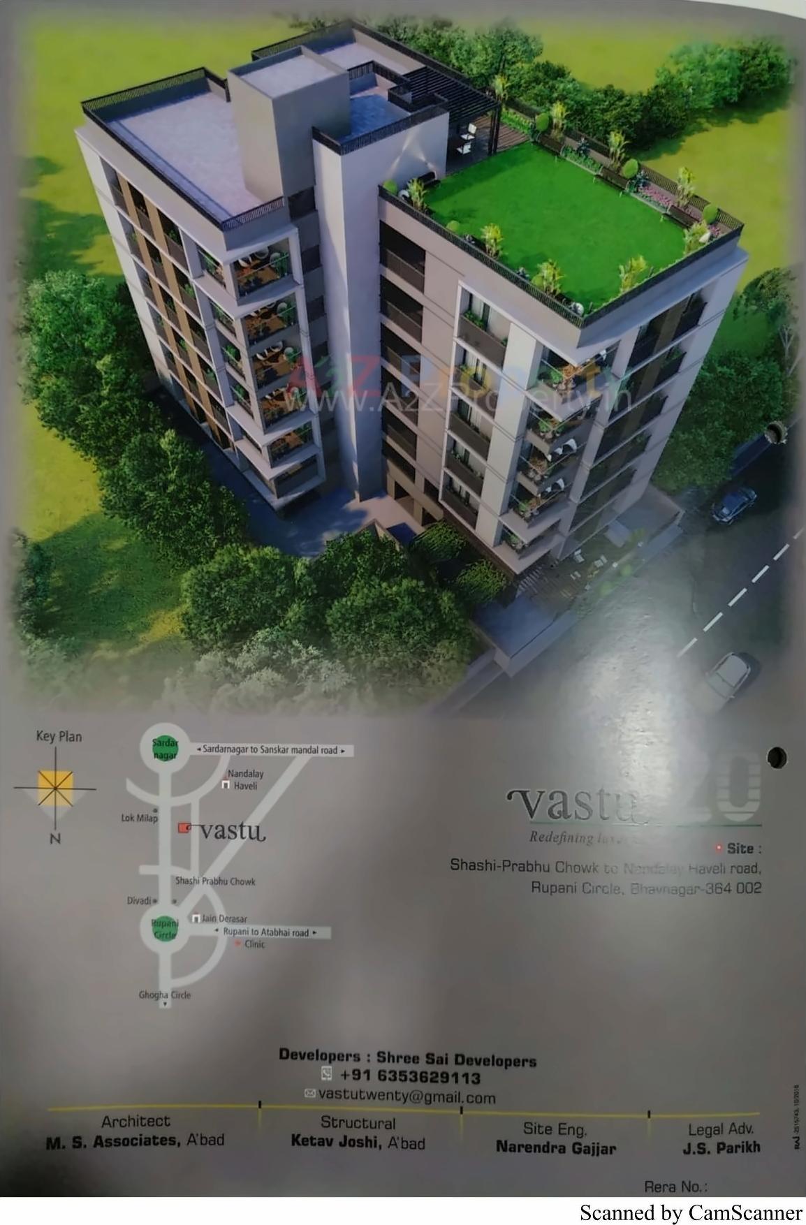 3D Elevation of real estate project Vastu 20 located at Bhavnagar, Bhavnagar, Gujarat