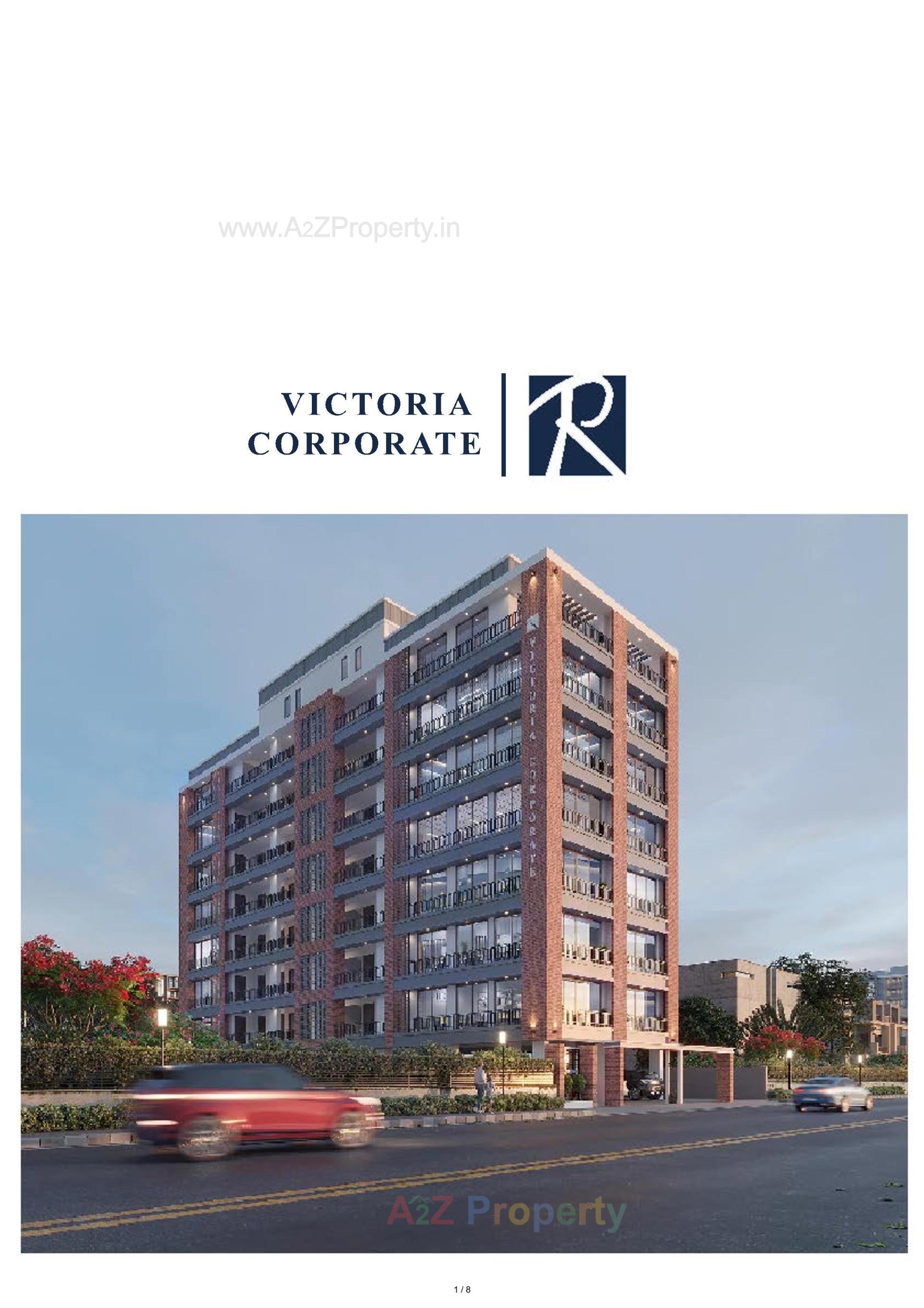 3D Elevation of real estate project Victoria Corporate located at Bhavnagar, Bhavnagar, Gujarat