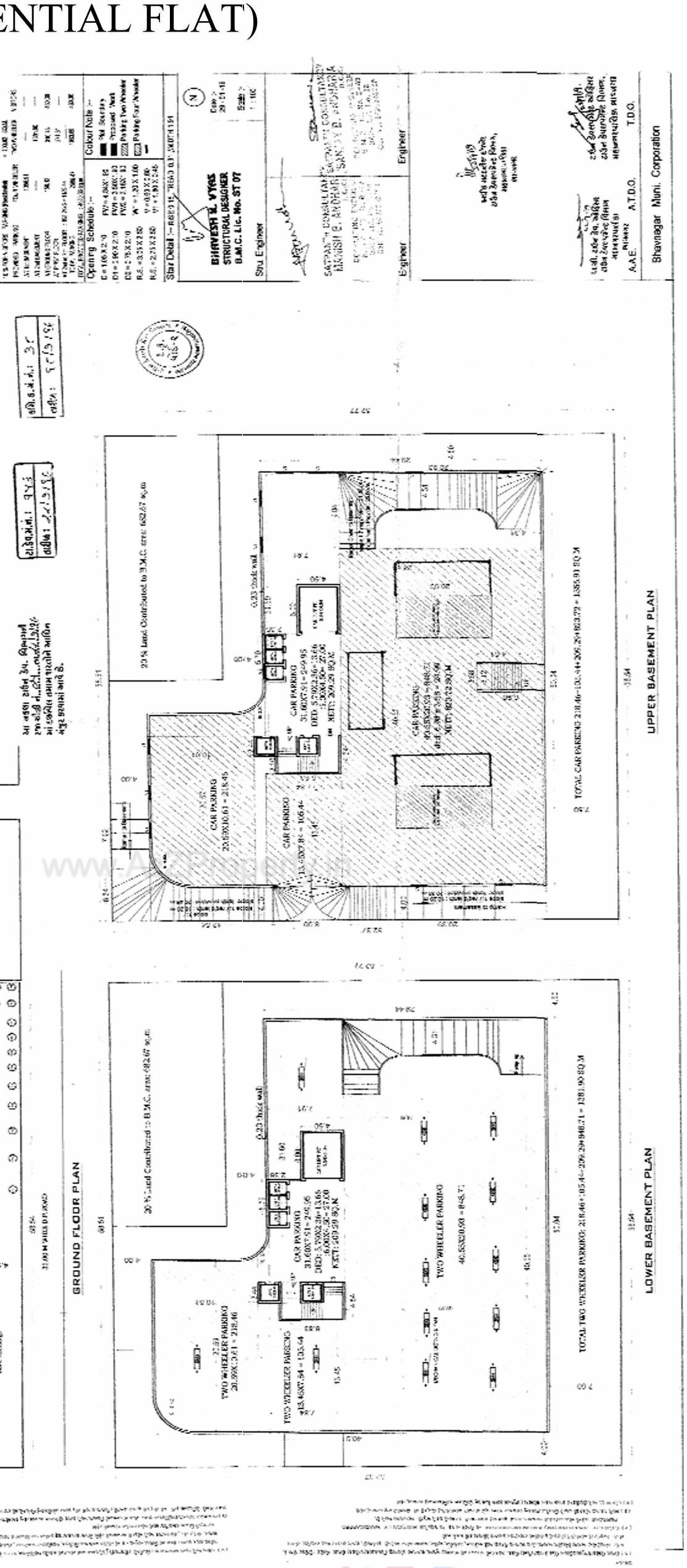 Layout of real estate project Victoria Embrace located at Bhavnagar, Bhavnagar, Gujarat