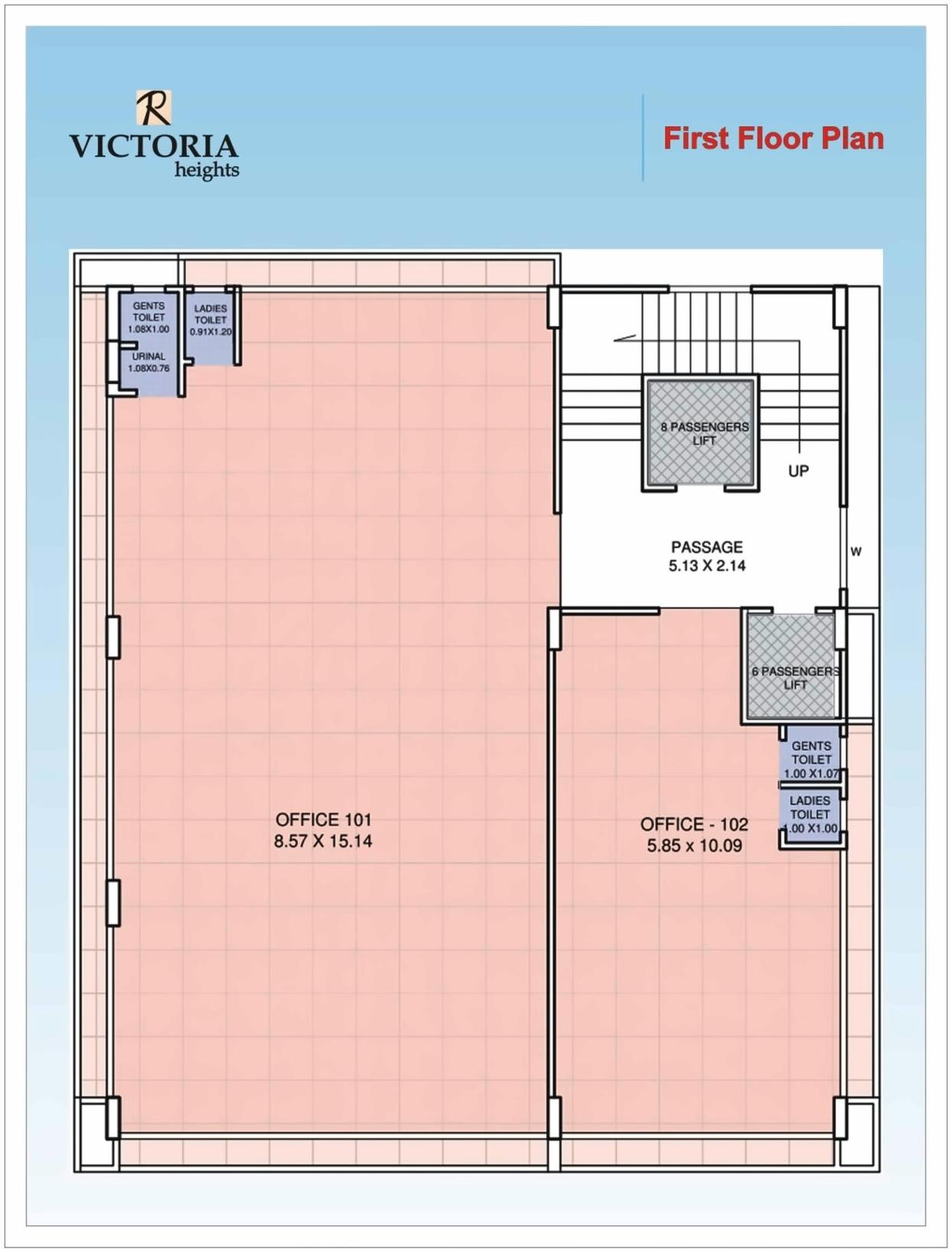Layout of real estate project Victoria Heights located at Bhavnagar, Bhavnagar, Gujarat