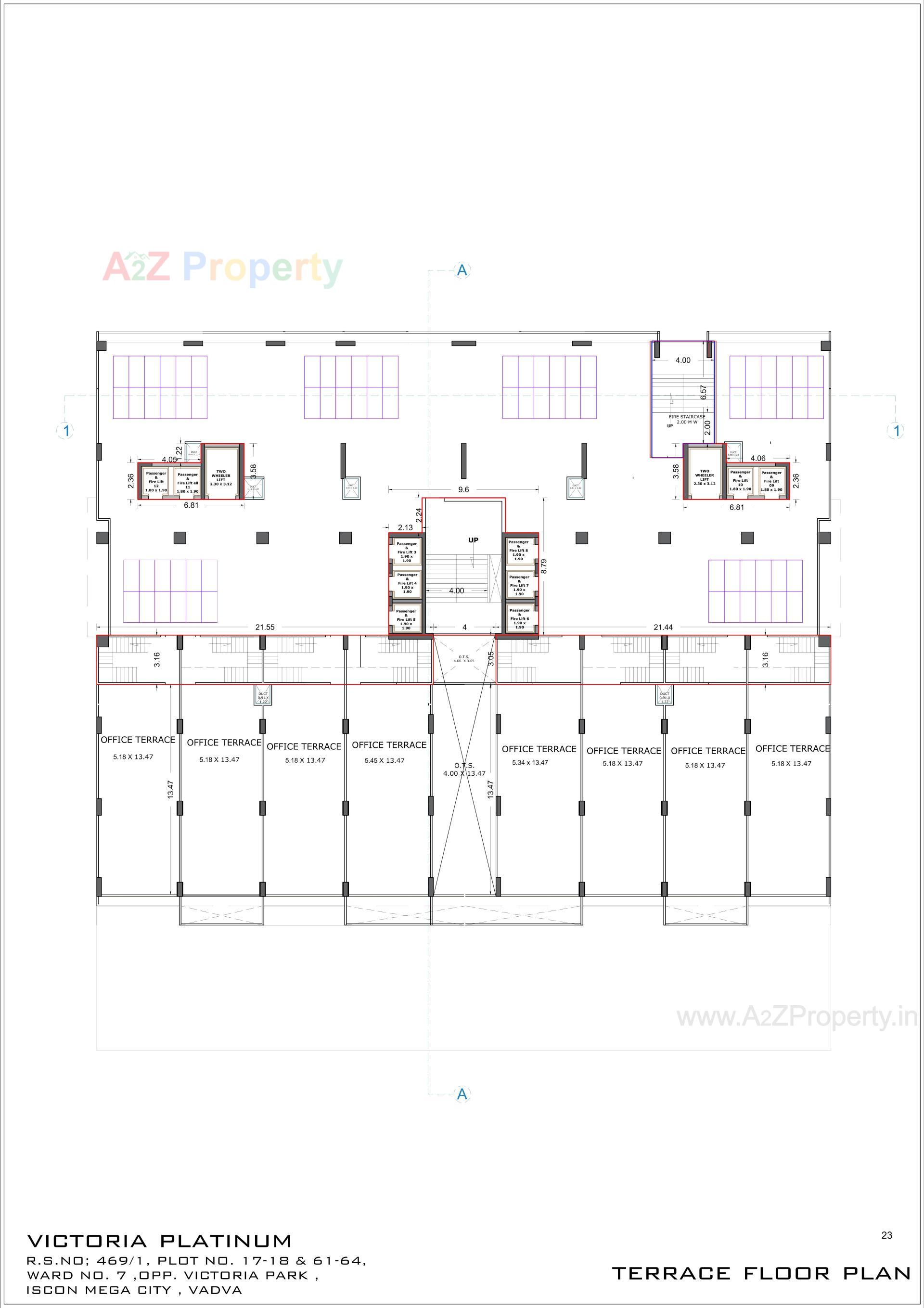 Layout of real estate project Victoria Platinum located at Bhavnagar, Bhavnagar, Gujarat
