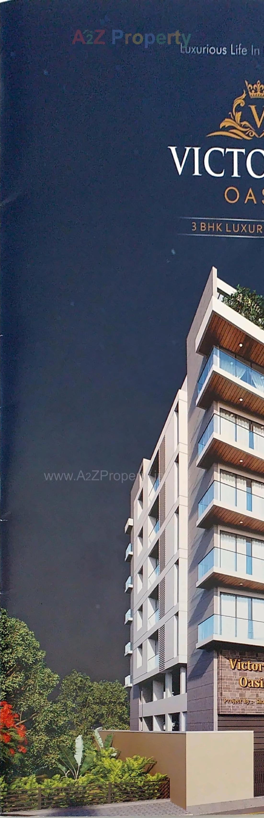 3D Elevation of real estate project Victorian Oasis located at Bhavnagar, Bhavnagar, Gujarat