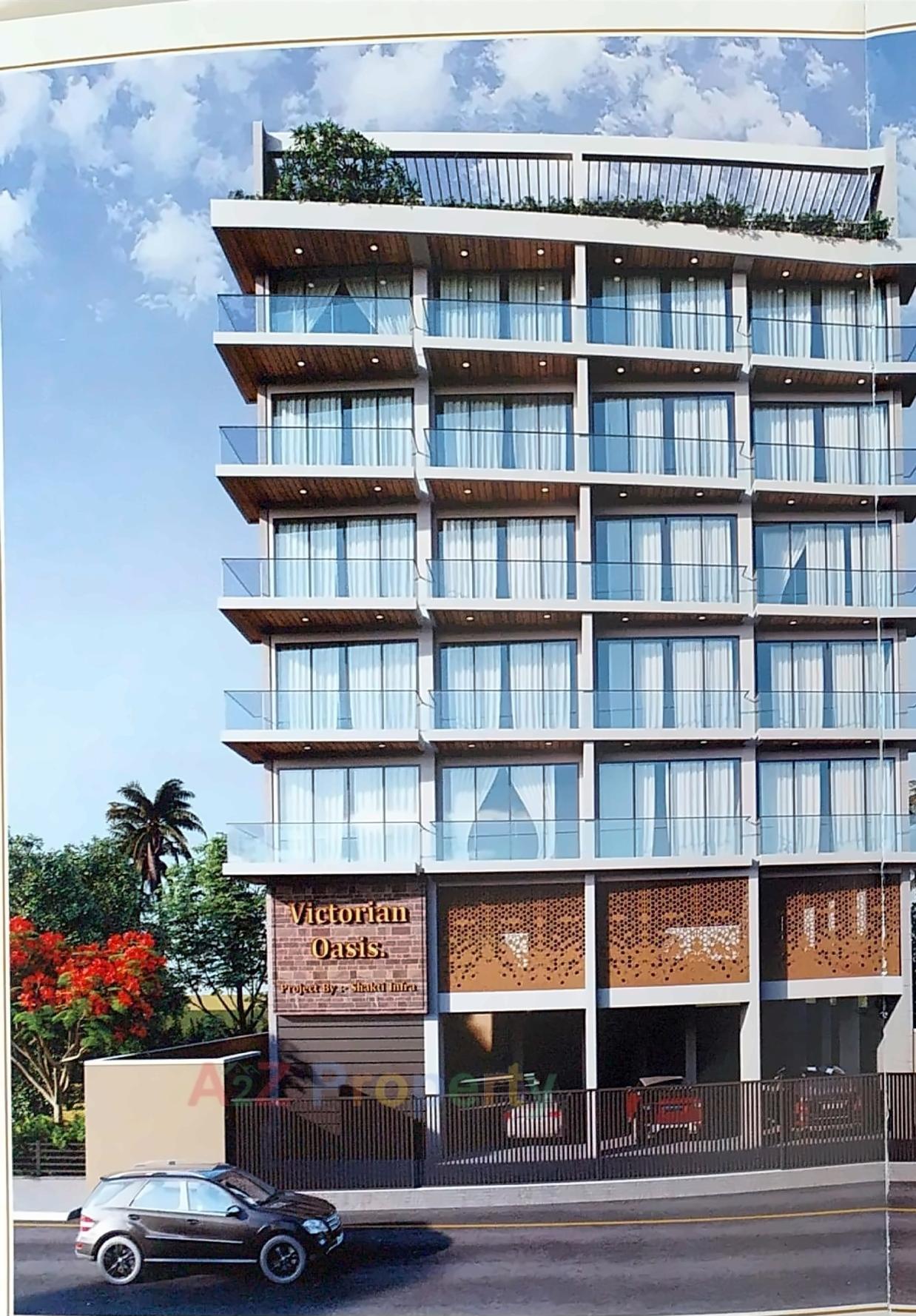 3D Elevation of real estate project Victorian Oasis located at Bhavnagar, Bhavnagar, Gujarat