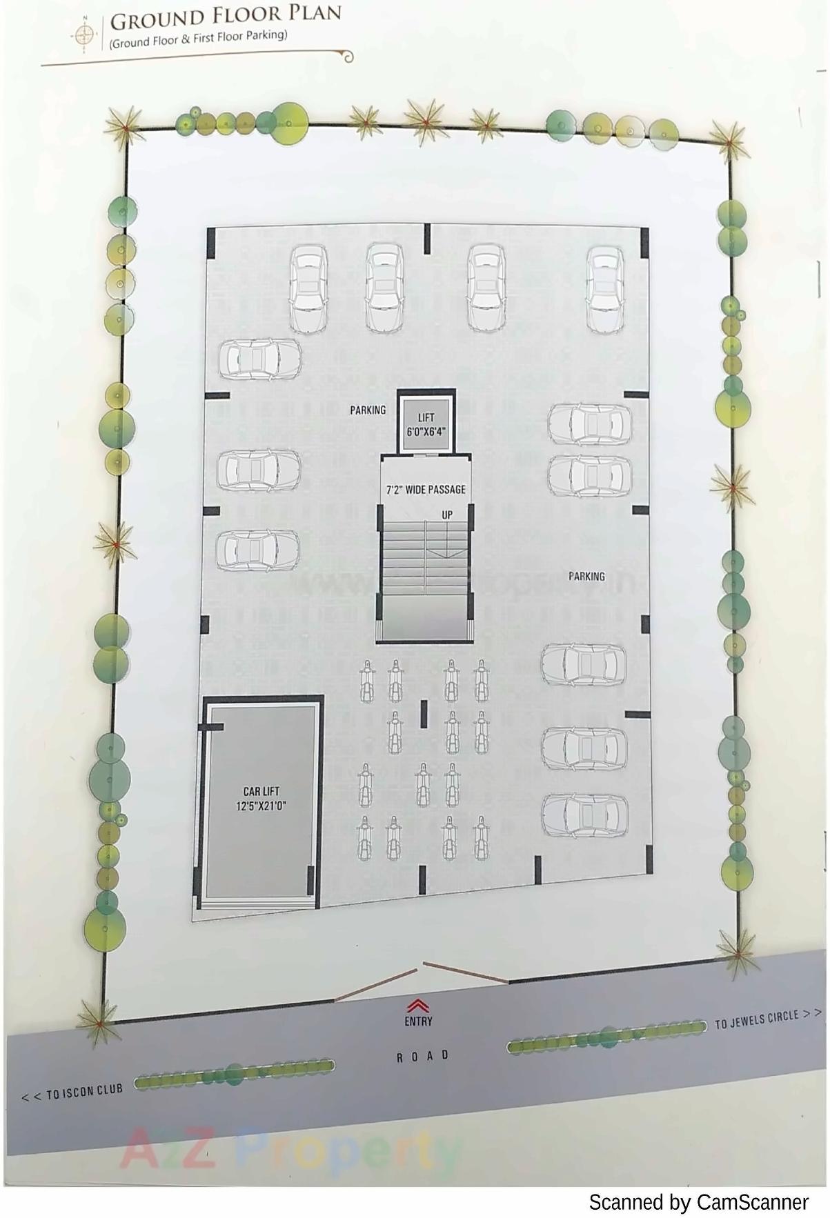 Layout of real estate project Victorian Oasis located at Bhavnagar, Bhavnagar, Gujarat