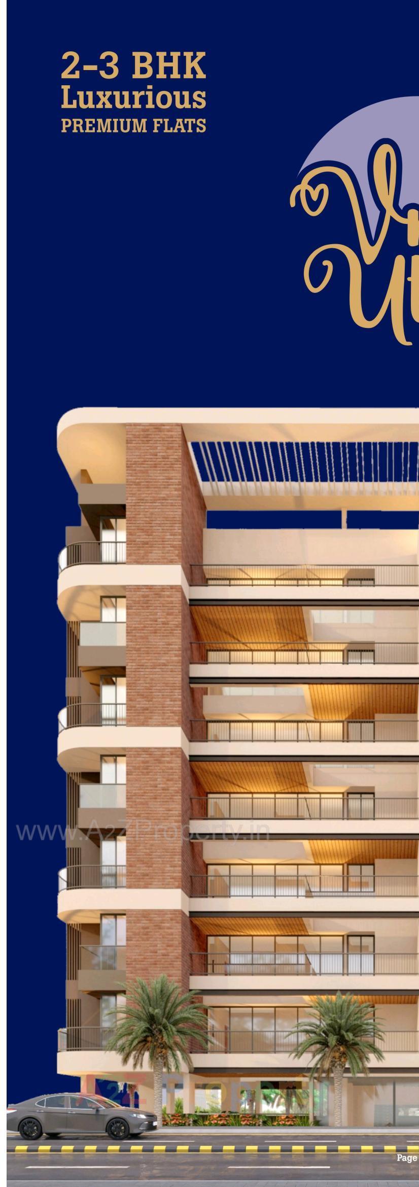 3D Elevation of real estate project Vraj Utsav located at Bhavnagar, Bhavnagar, Gujarat