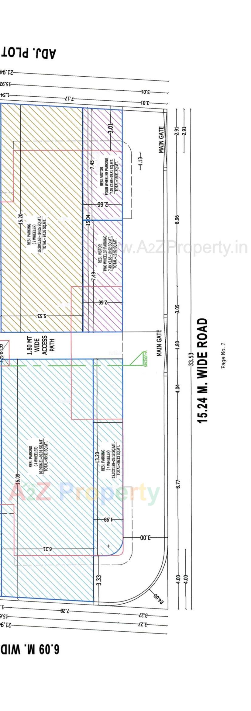 Layout of real estate project Vraj Utsav located at Bhavnagar, Bhavnagar, Gujarat