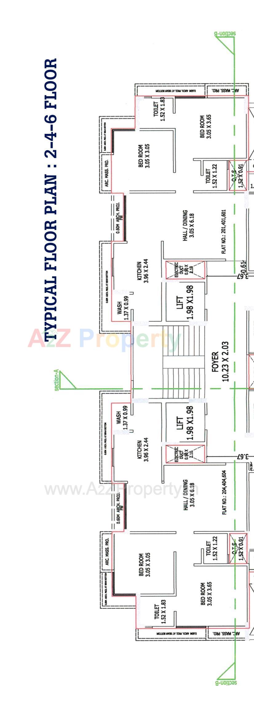 Layout of real estate project Vraj Utsav located at Bhavnagar, Bhavnagar, Gujarat
