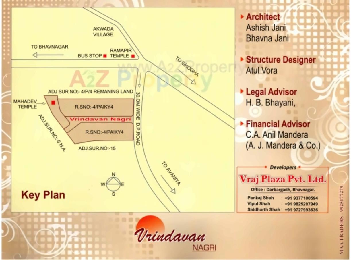  of real estate project Vrindavan Nagri located at Akwada, Bhavnagar, Gujarat
