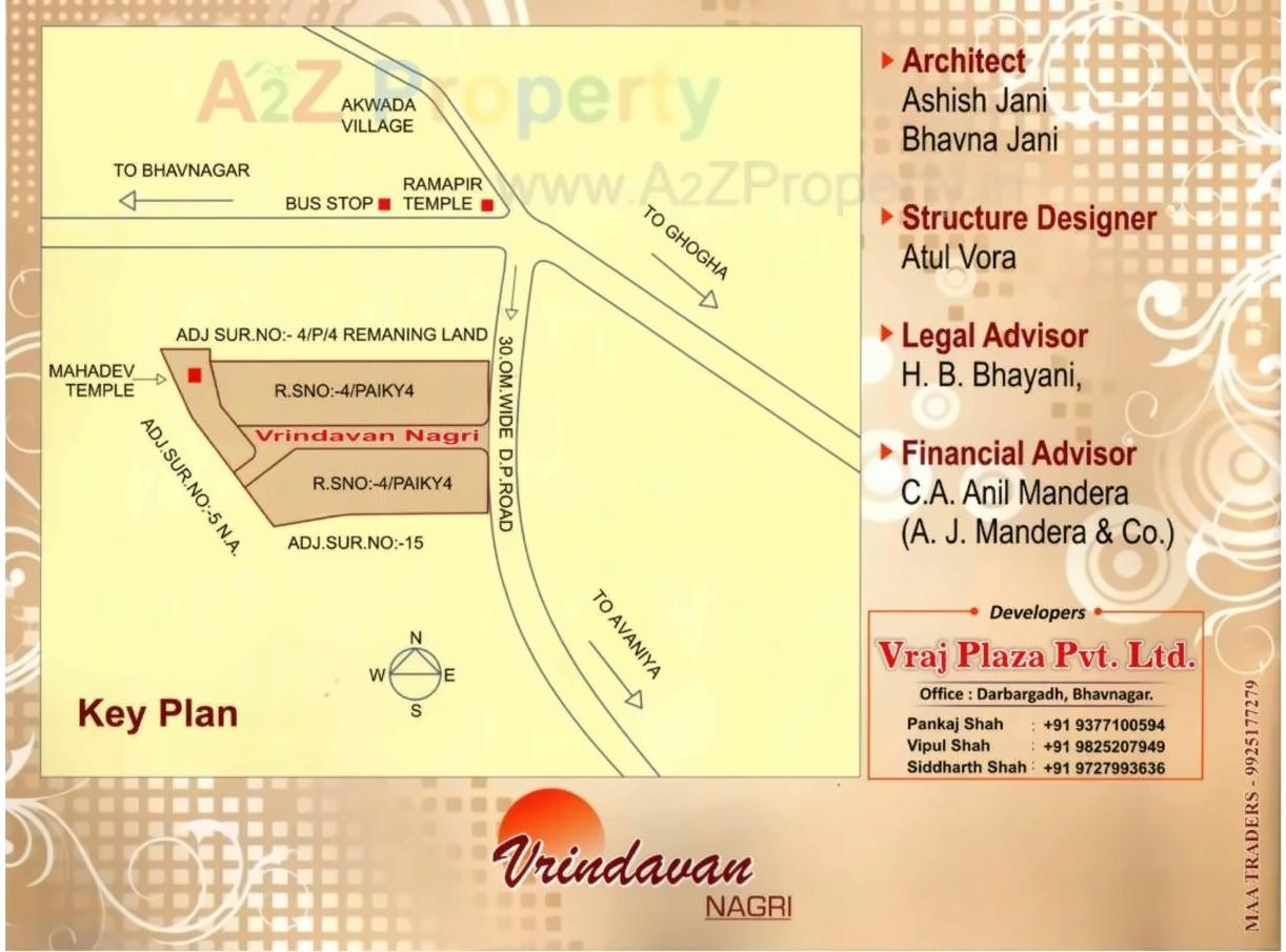  of real estate project Vrindavan Nagri located at Akwada, Bhavnagar, Gujarat