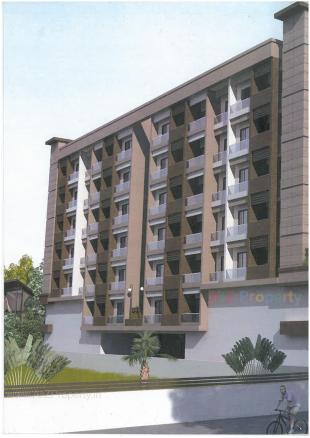 Elevation of real estate project Vrundavan Heights located at Bhavnagar, Bhavnagar, Gujarat