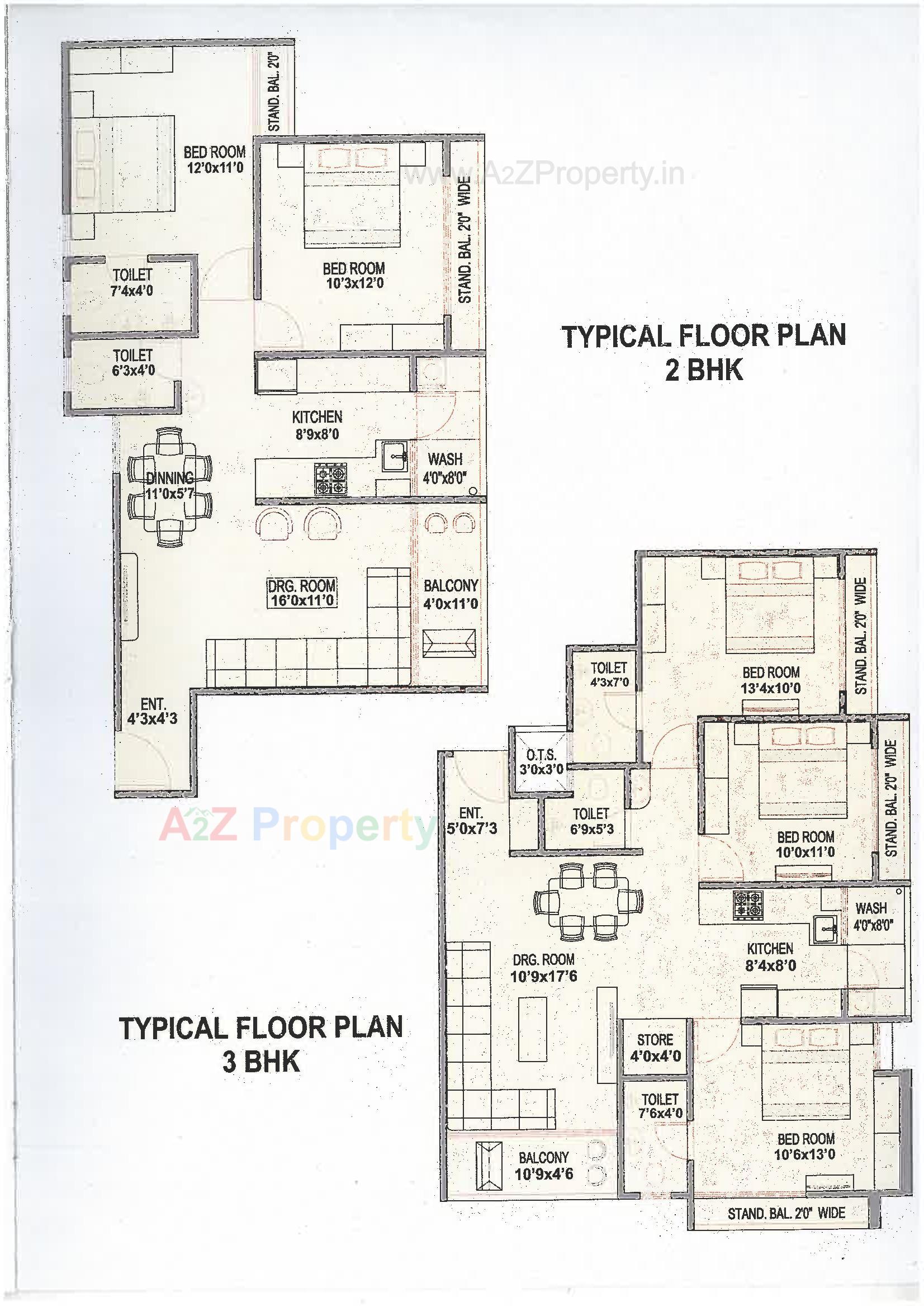 Layout of real estate project Vrundavan Heights located at Bhavnagar, Bhavnagar, Gujarat