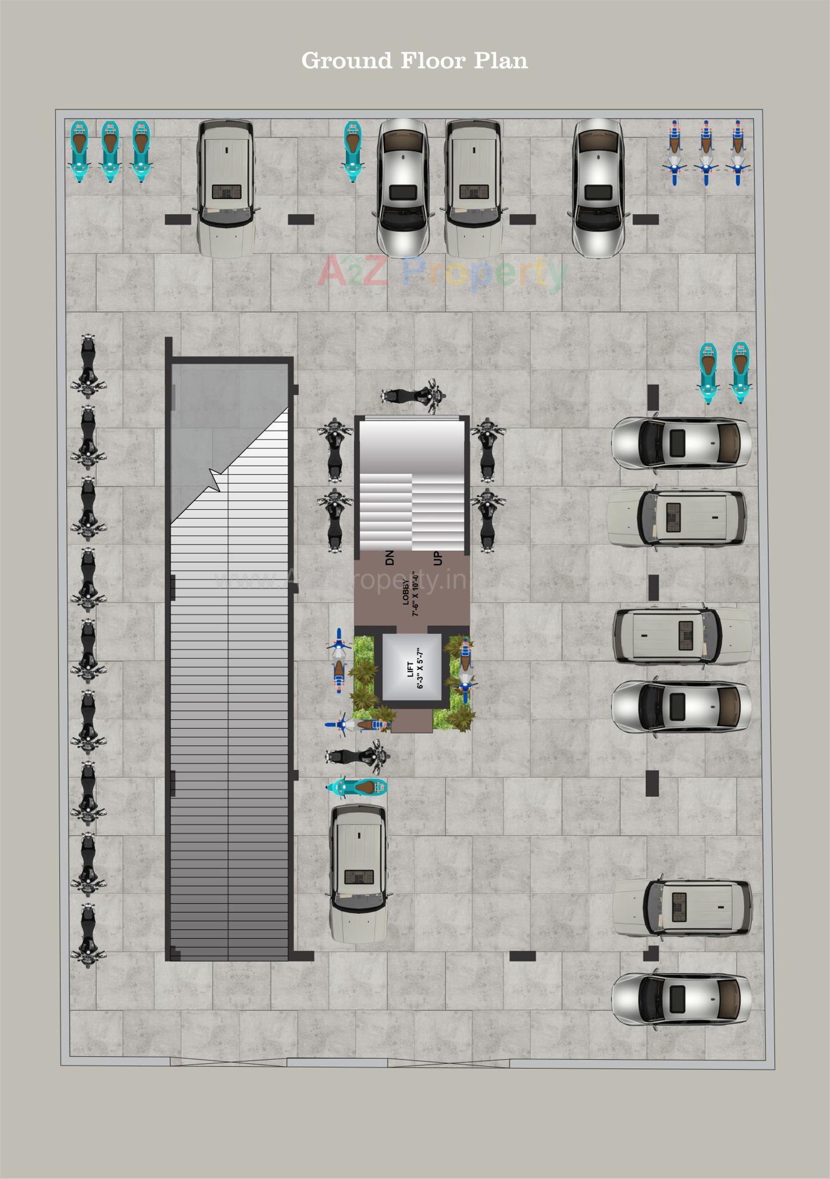 Layout of real estate project Vrusha Suvarnam located at Bhavnagar, Bhavnagar, Gujarat