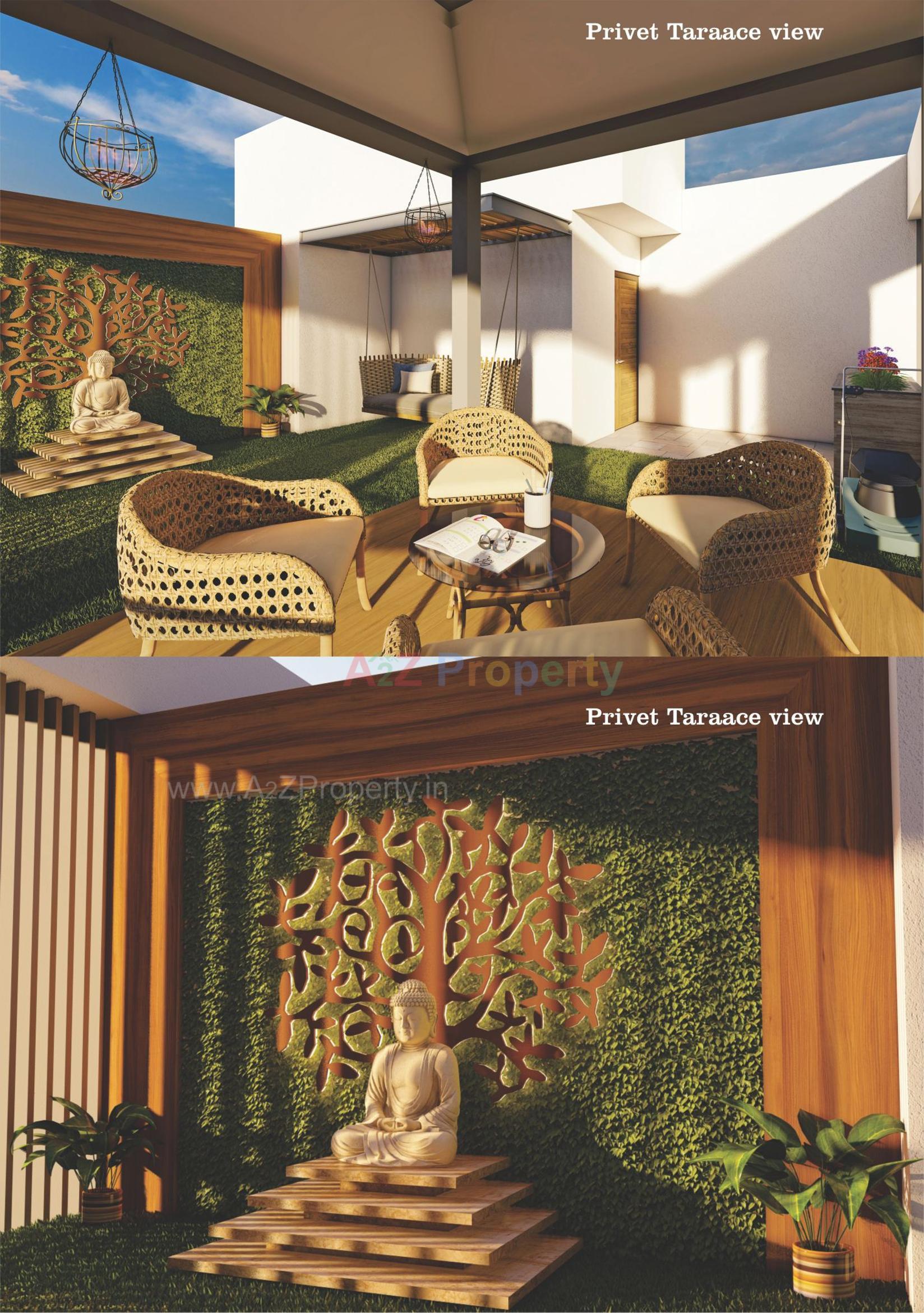 3D Elevation of real estate project Vrusha Suvarnam located at Bhavnagar, Bhavnagar, Gujarat