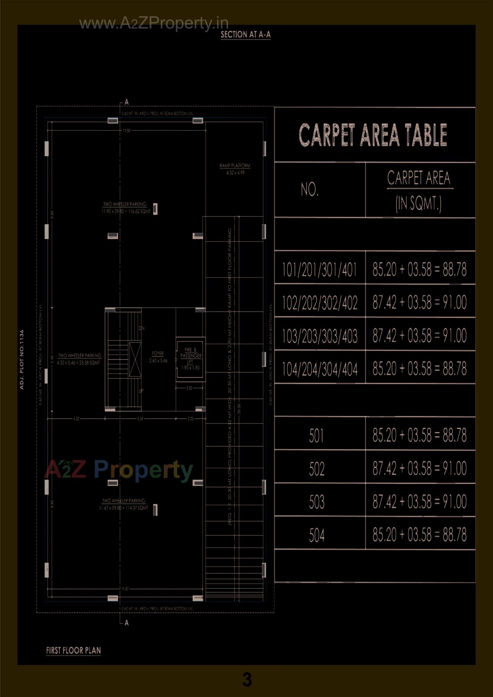  of real estate project White Leaf located at Krushnagar, Bhavnagar, Gujarat