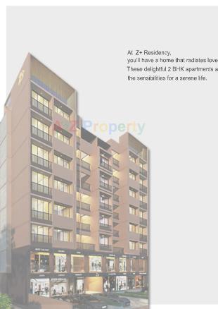 Elevation of real estate project Z+ Residency located at Bhavnagar, Bhavnagar, Gujarat