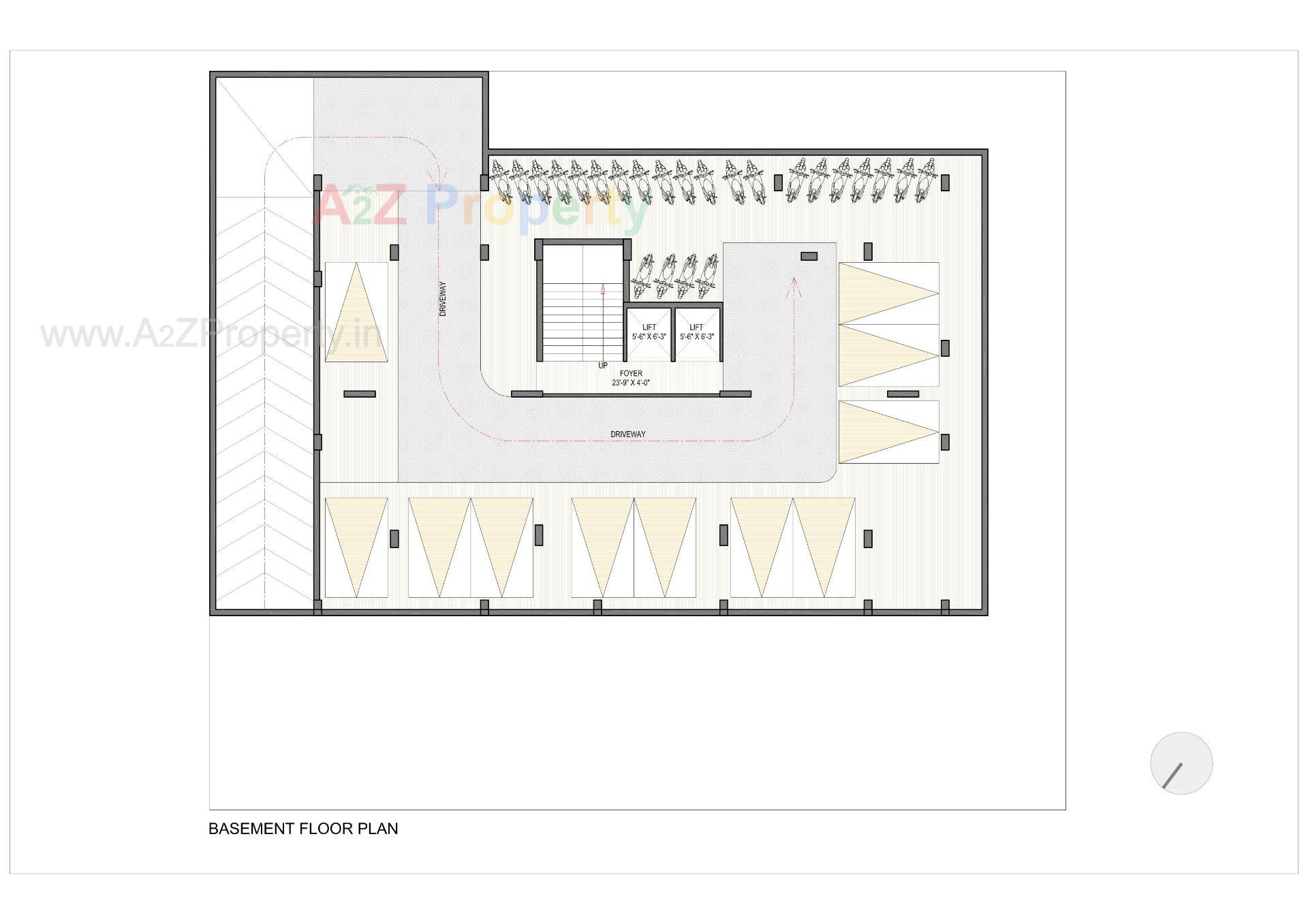Layout of real estate project Z+ Residency located at Bhavnagar, Bhavnagar, Gujarat