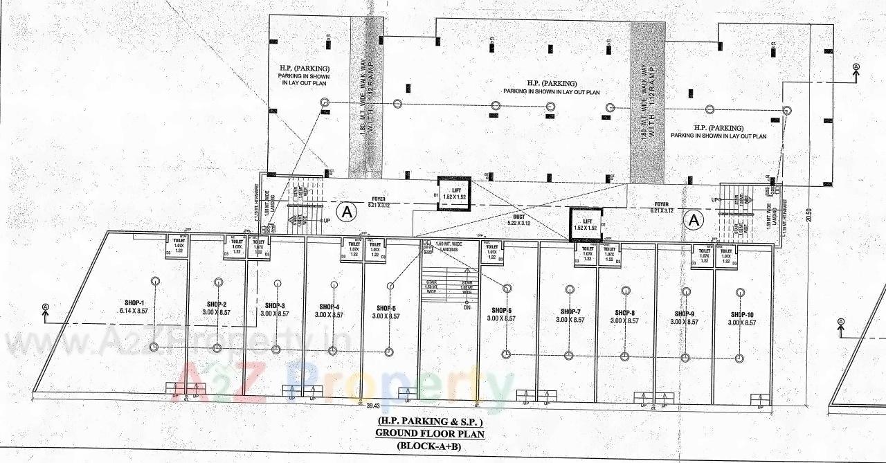 Layout of real estate project Radhe Govind Park located at Devgahdbariya, Dahod, Gujarat