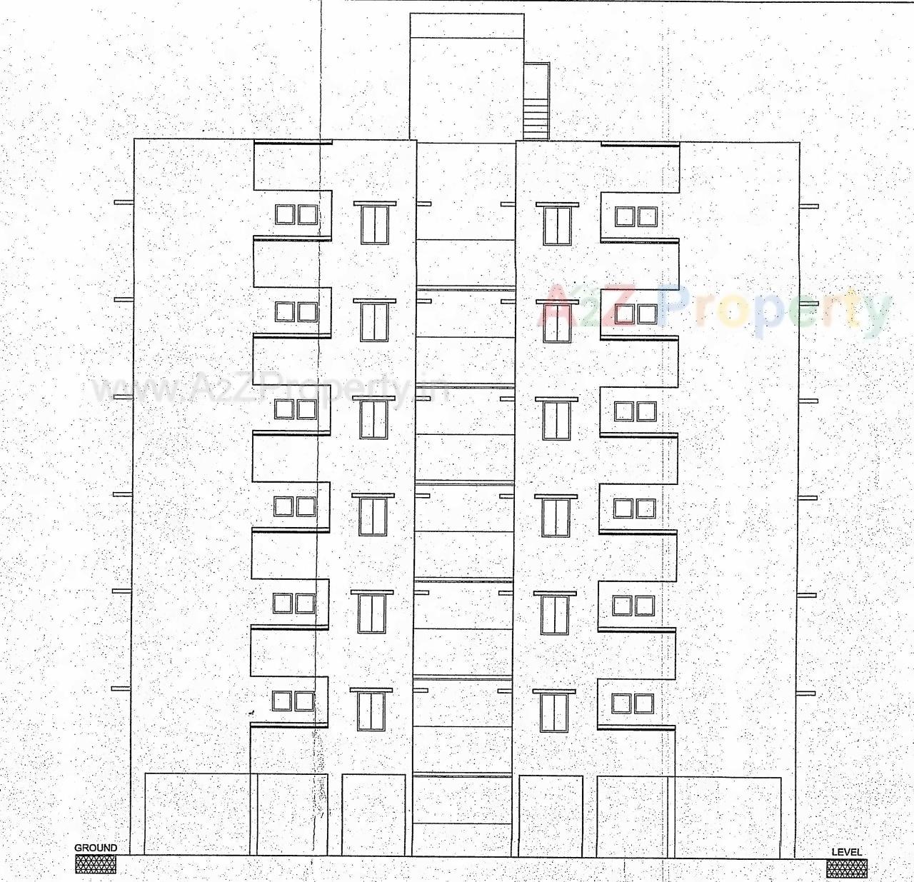 Layout of real estate project Radhe Govind Park located at Devgahdbariya, Dahod, Gujarat