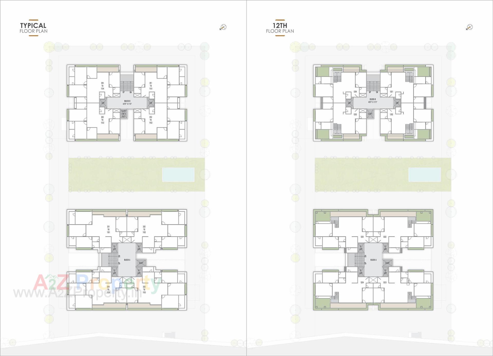 Layout of real estate project Aam Baag located at Gandhinagar, Gandhinagar, Gujarat