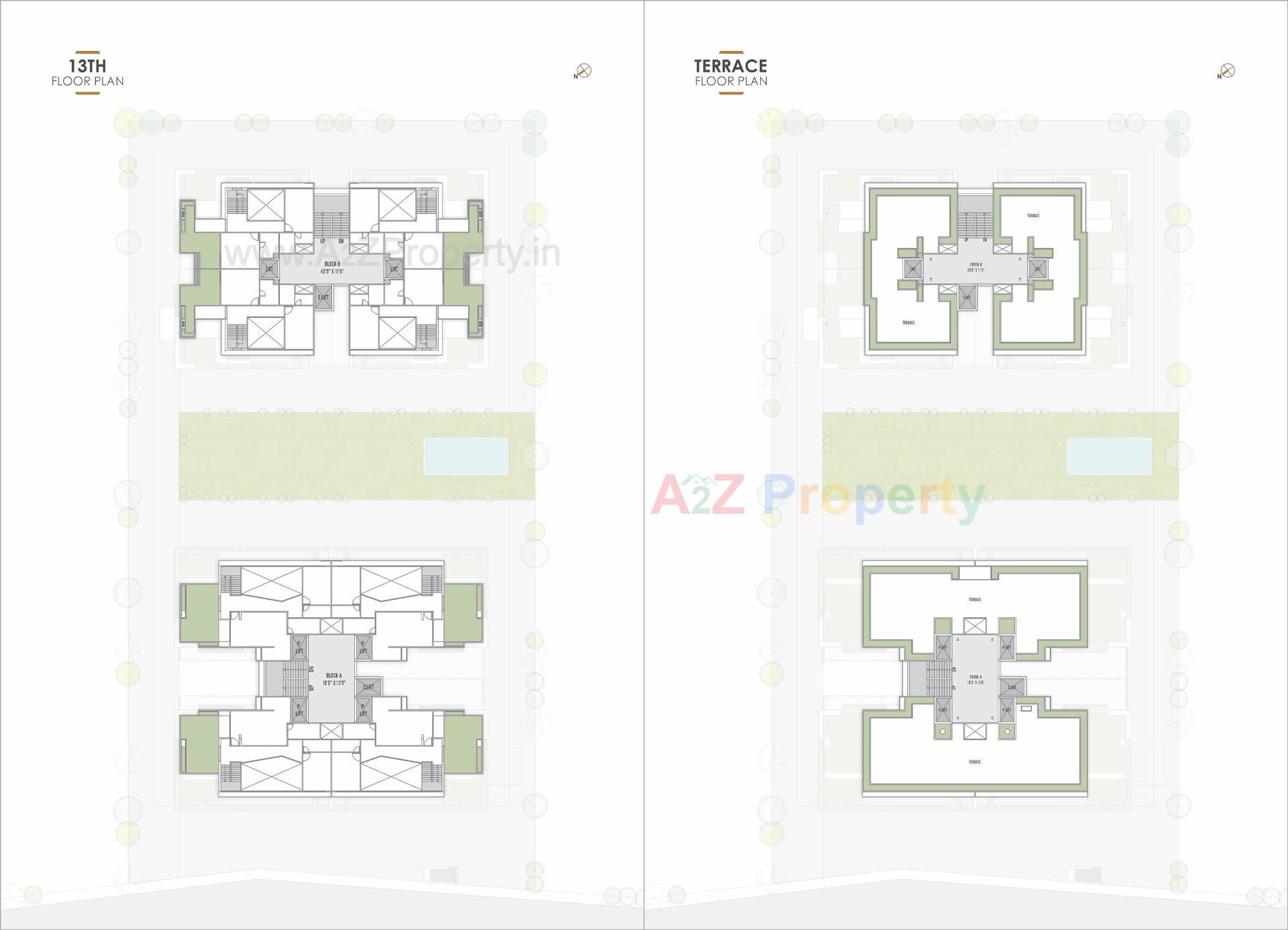 Layout of real estate project Aam Baag located at Gandhinagar, Gandhinagar, Gujarat