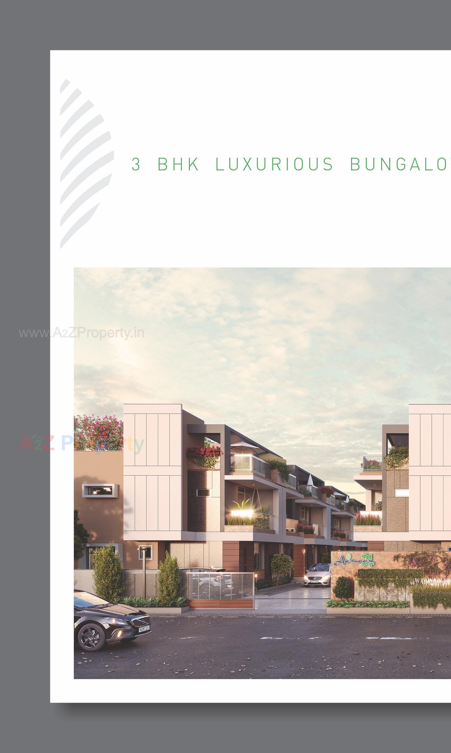 3D Elevation of real estate project Aameen located at Vavol, Gandhinagar, Gujarat