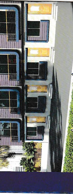 Elevation of real estate project Aamir Villa located at Kalol, Gandhinagar, Gujarat