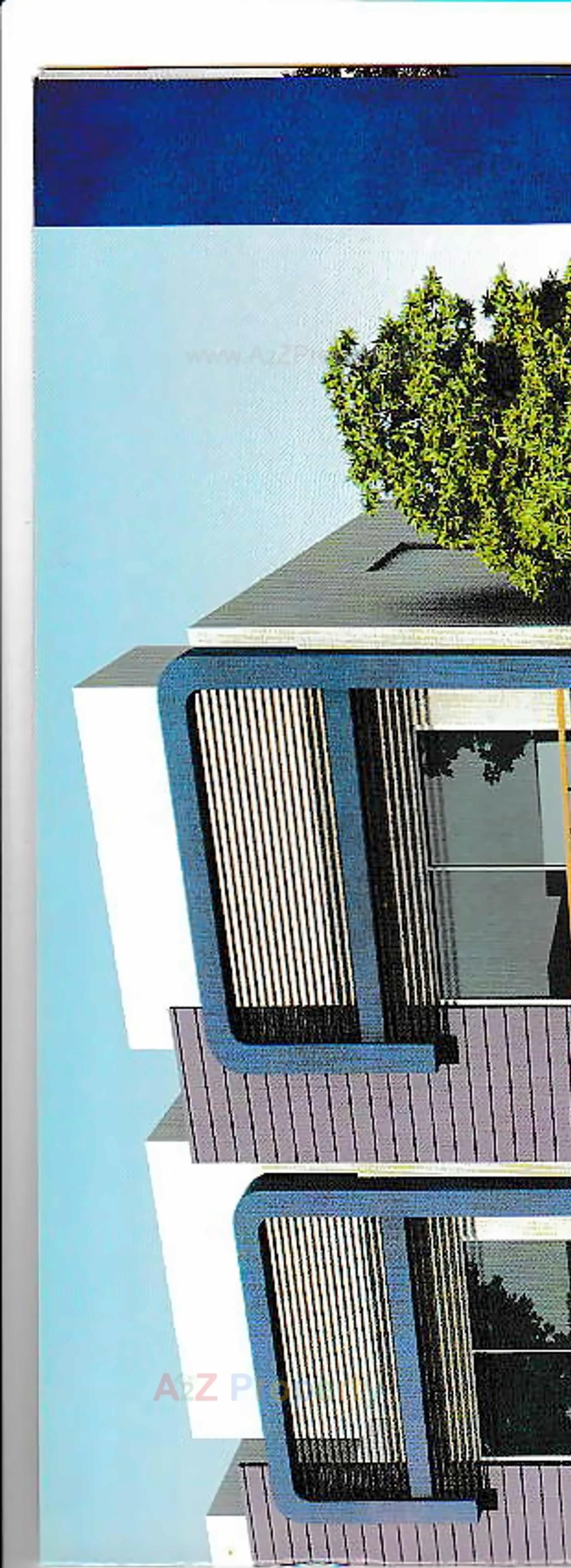 3D Elevation of real estate project Aamir Villa located at Kalol, Gandhinagar, Gujarat