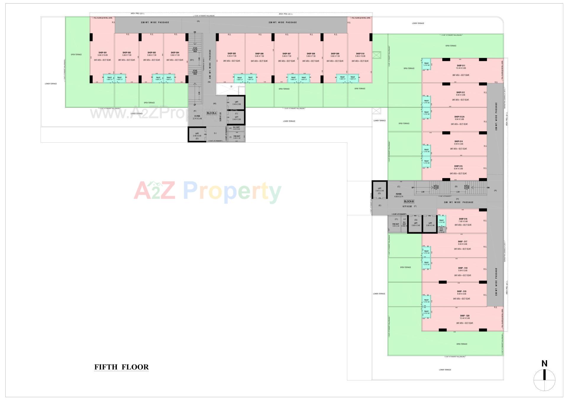 Layout of real estate project Aamrakunj Arastu located at Zundal, Gandhinagar, Gujarat