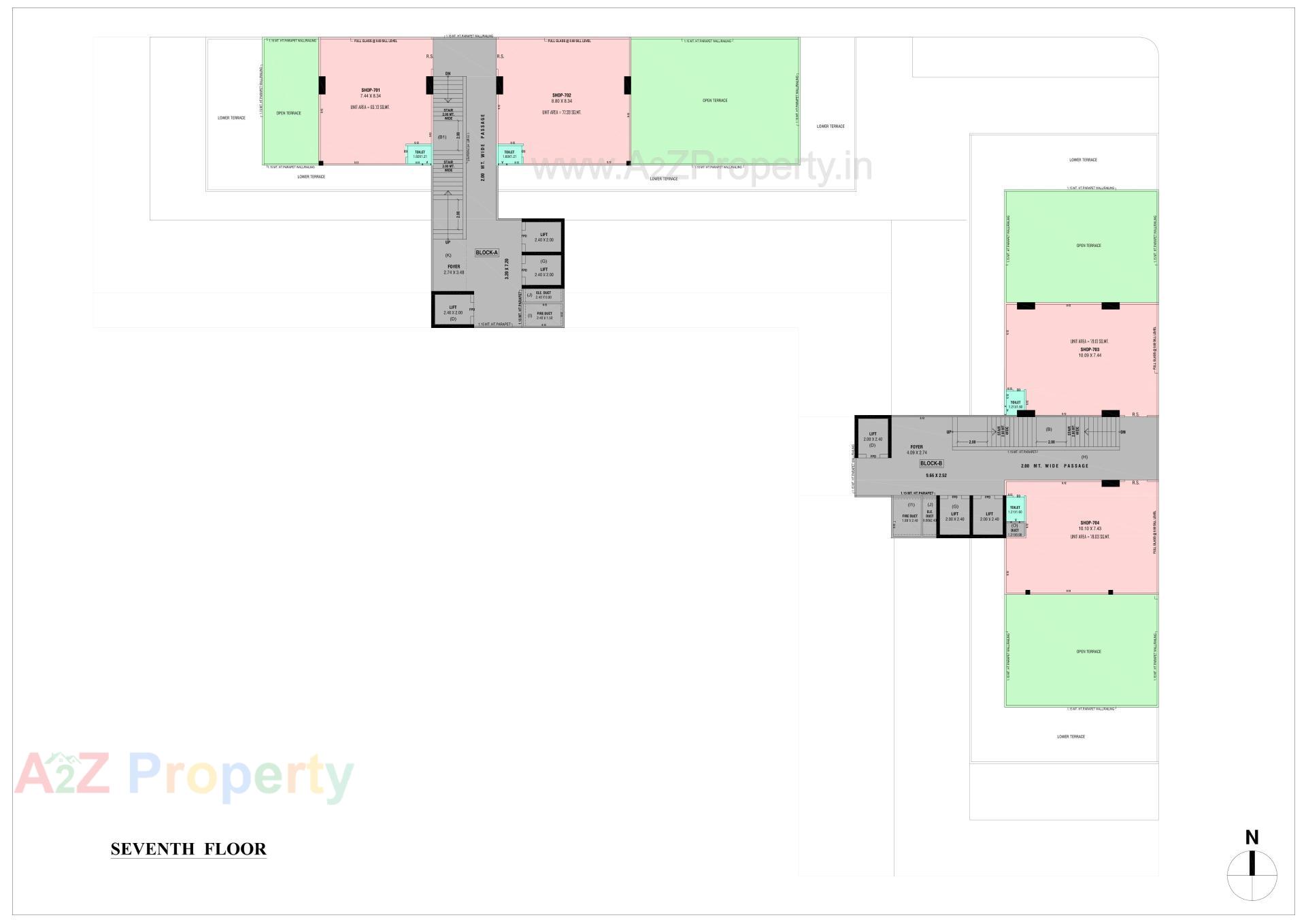 Layout of real estate project Aamrakunj Arastu located at Zundal, Gandhinagar, Gujarat