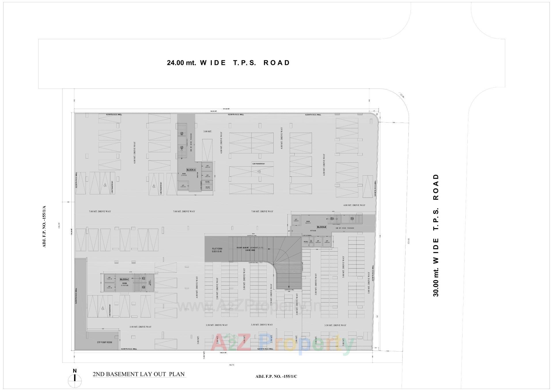Layout of real estate project Aamrakunj Arastu located at Zundal, Gandhinagar, Gujarat