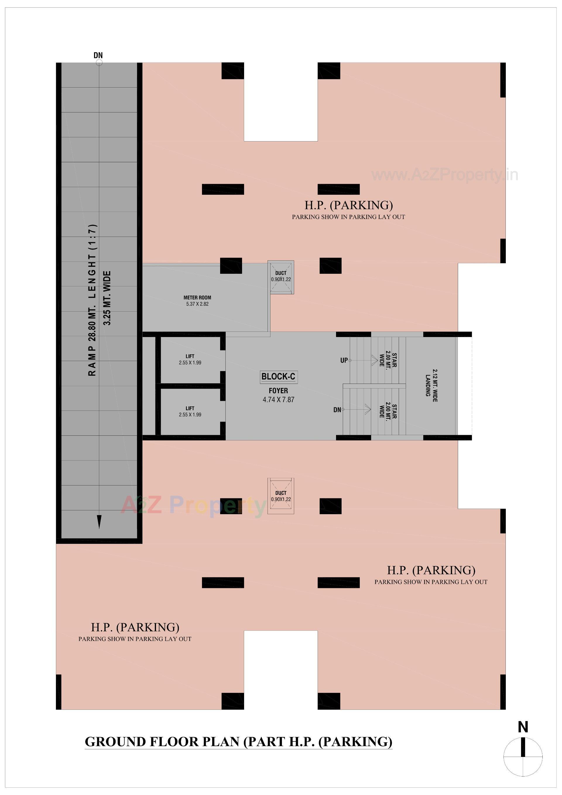 Layout of real estate project Aamrakunj Arastu located at Zundal, Gandhinagar, Gujarat