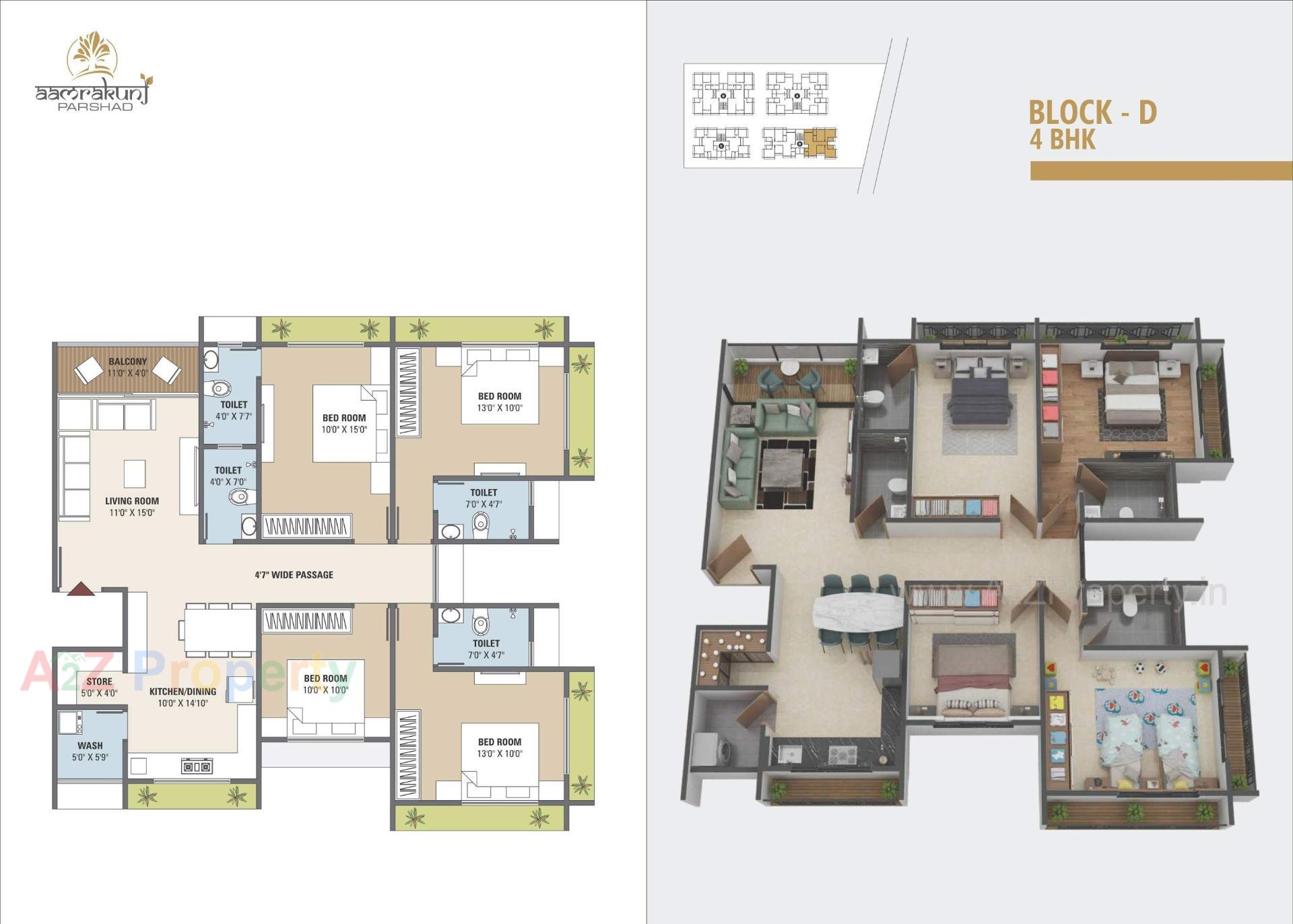 Layout of real estate project Aamrakunj Parshad located at Pethapur, Gandhinagar, Gujarat