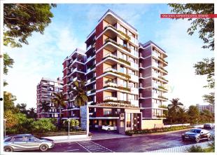 Elevation of real estate project Aamrakunj Royal located at Pethapur, Gandhinagar, Gujarat