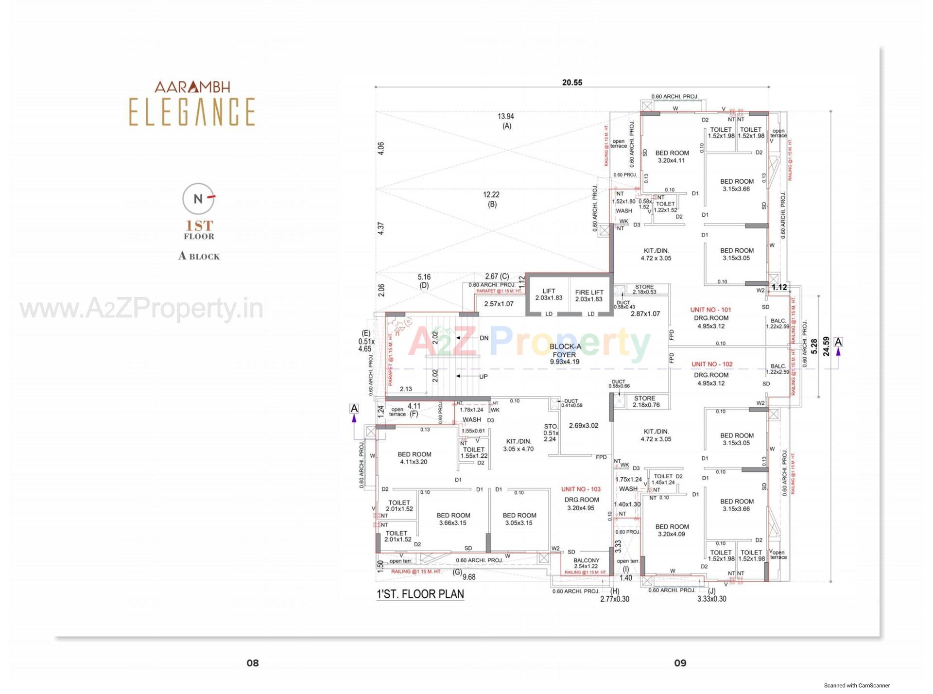  of real estate project Aarambh Elegance located at Gandhinagar, Gandhinagar, Gujarat