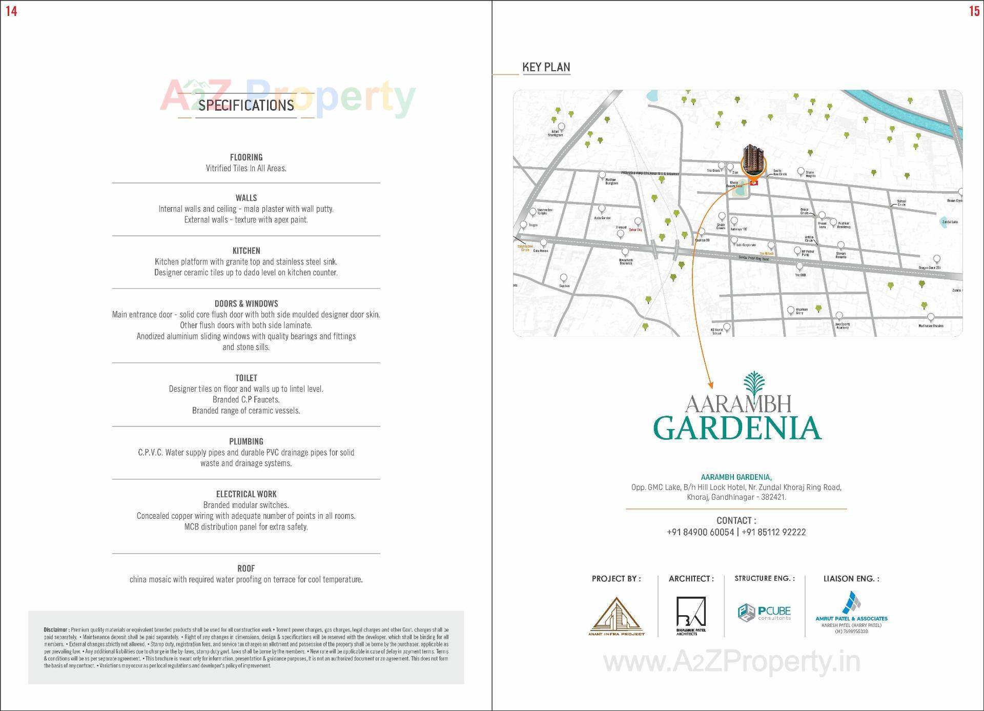  of real estate project Aarambh Gardenia located at Khoraj, Gandhinagar, Gujarat