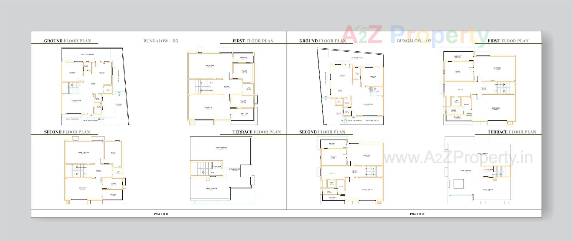 Layout of real estate project Aarna Legacy located at Randesan, Gandhinagar, Gujarat