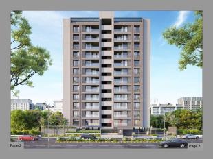 Elevation of real estate project Aarna Sky located at Gandhinagar, Gandhinagar, Gujarat