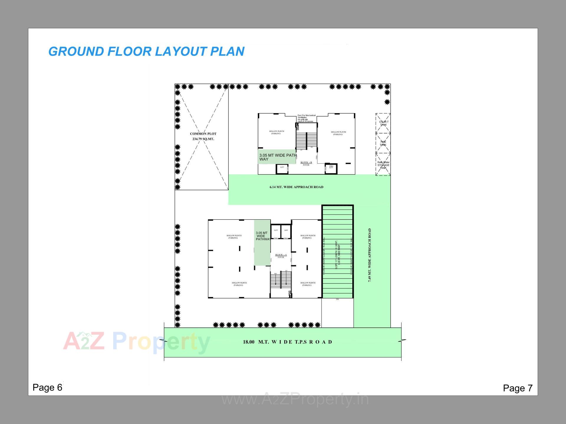 Layout of real estate project Aarna Sky located at Gandhinagar, Gandhinagar, Gujarat
