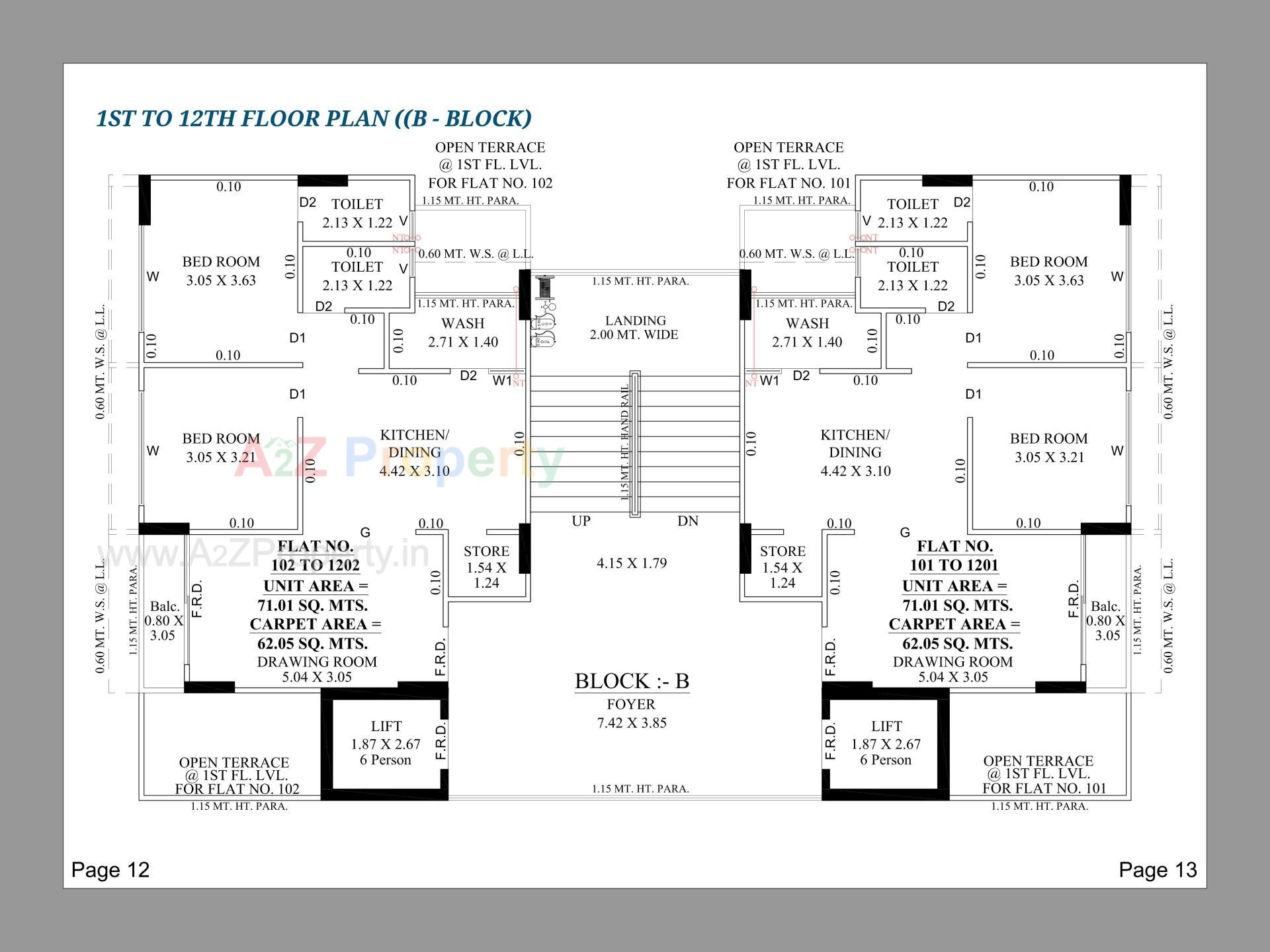 Layout of real estate project Aarna Sky located at Gandhinagar, Gandhinagar, Gujarat