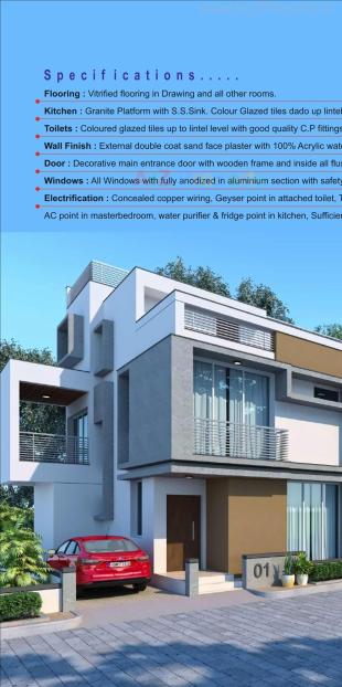 Elevation of real estate project Aashudev Villa located at Gandhinagar, Gandhinagar, Gujarat