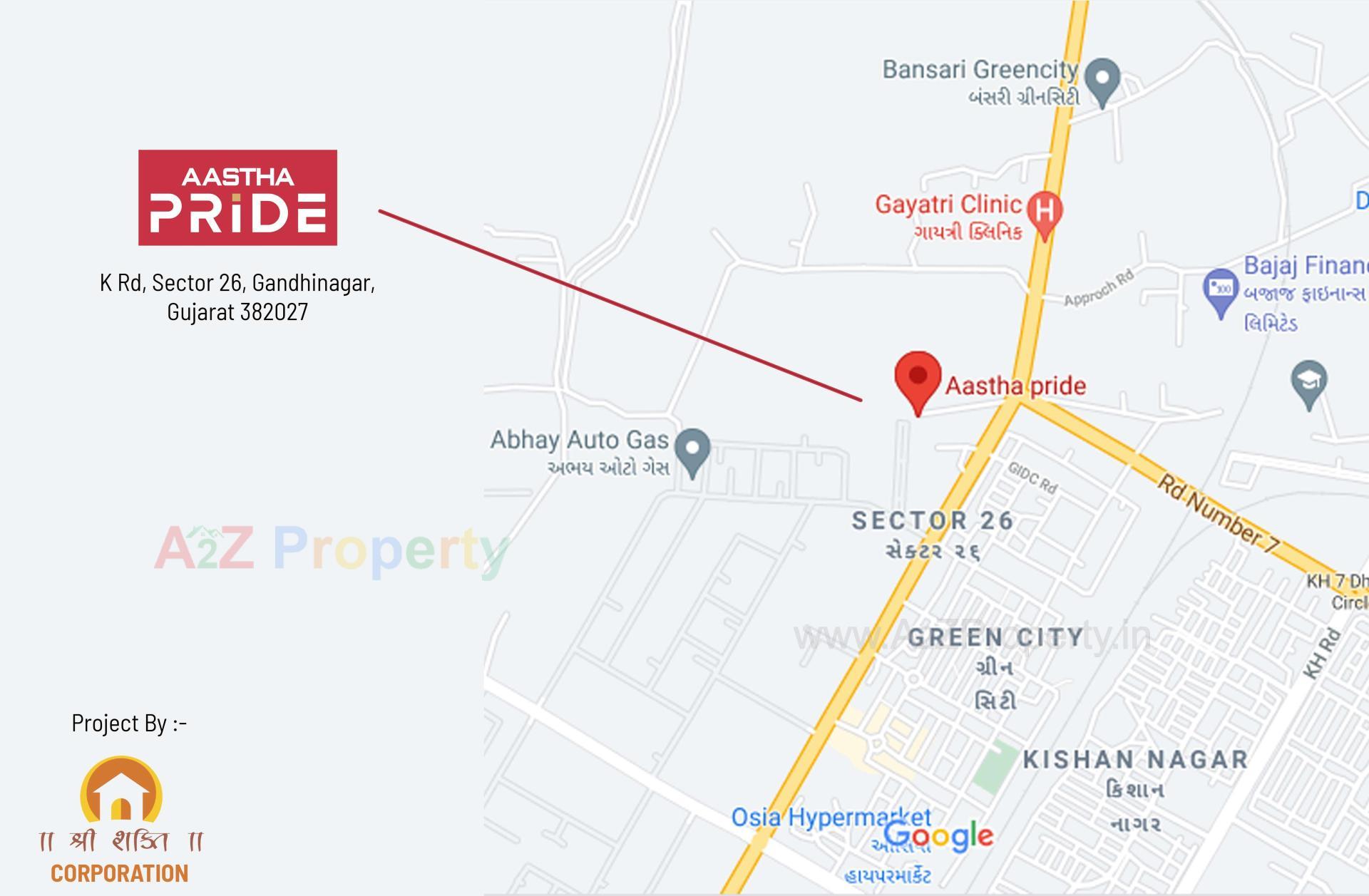  of real estate project Aastha Pride located at Pethapur, Gandhinagar, Gujarat