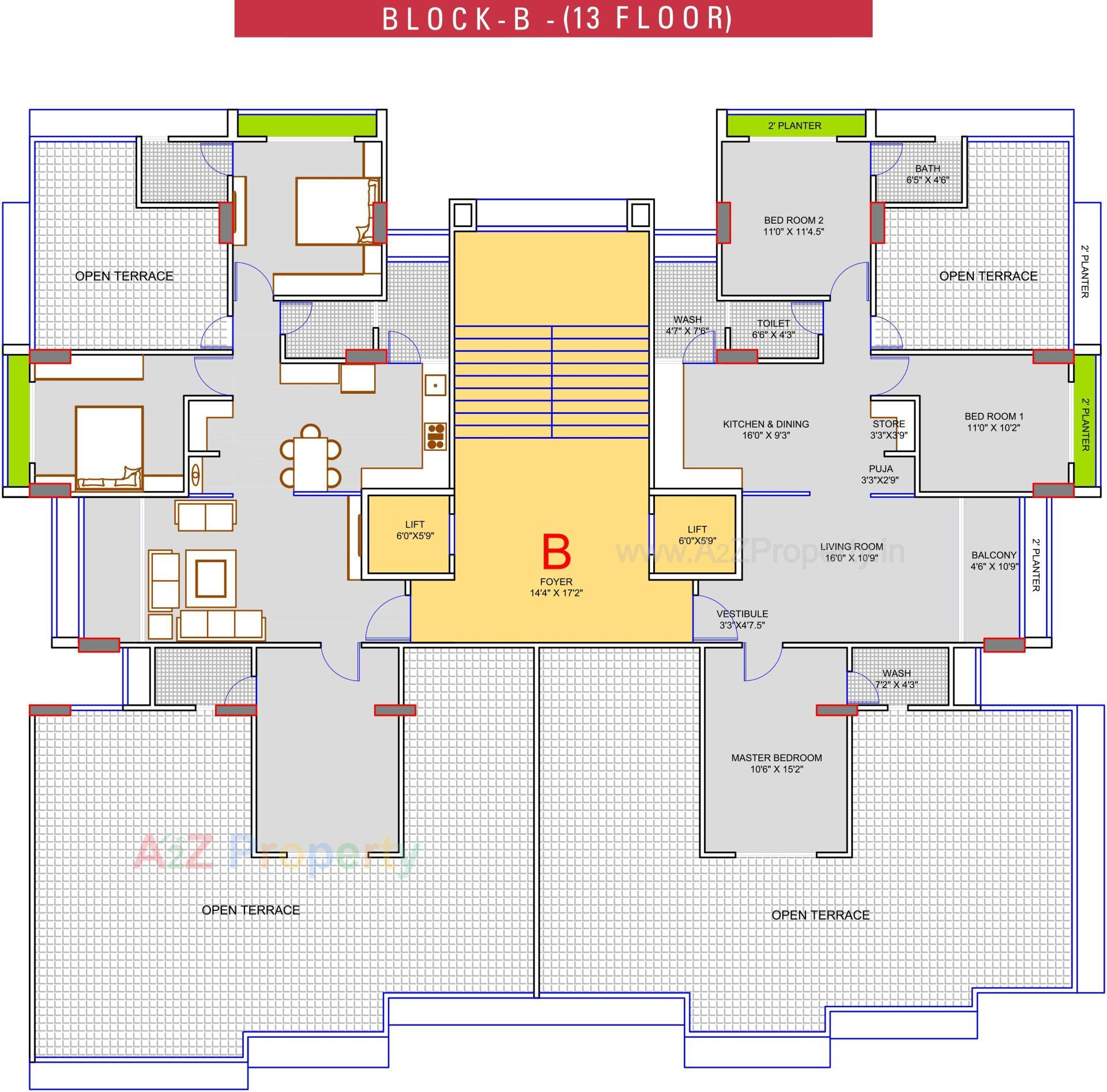 Layout of real estate project Aastha Pride located at Pethapur, Gandhinagar, Gujarat