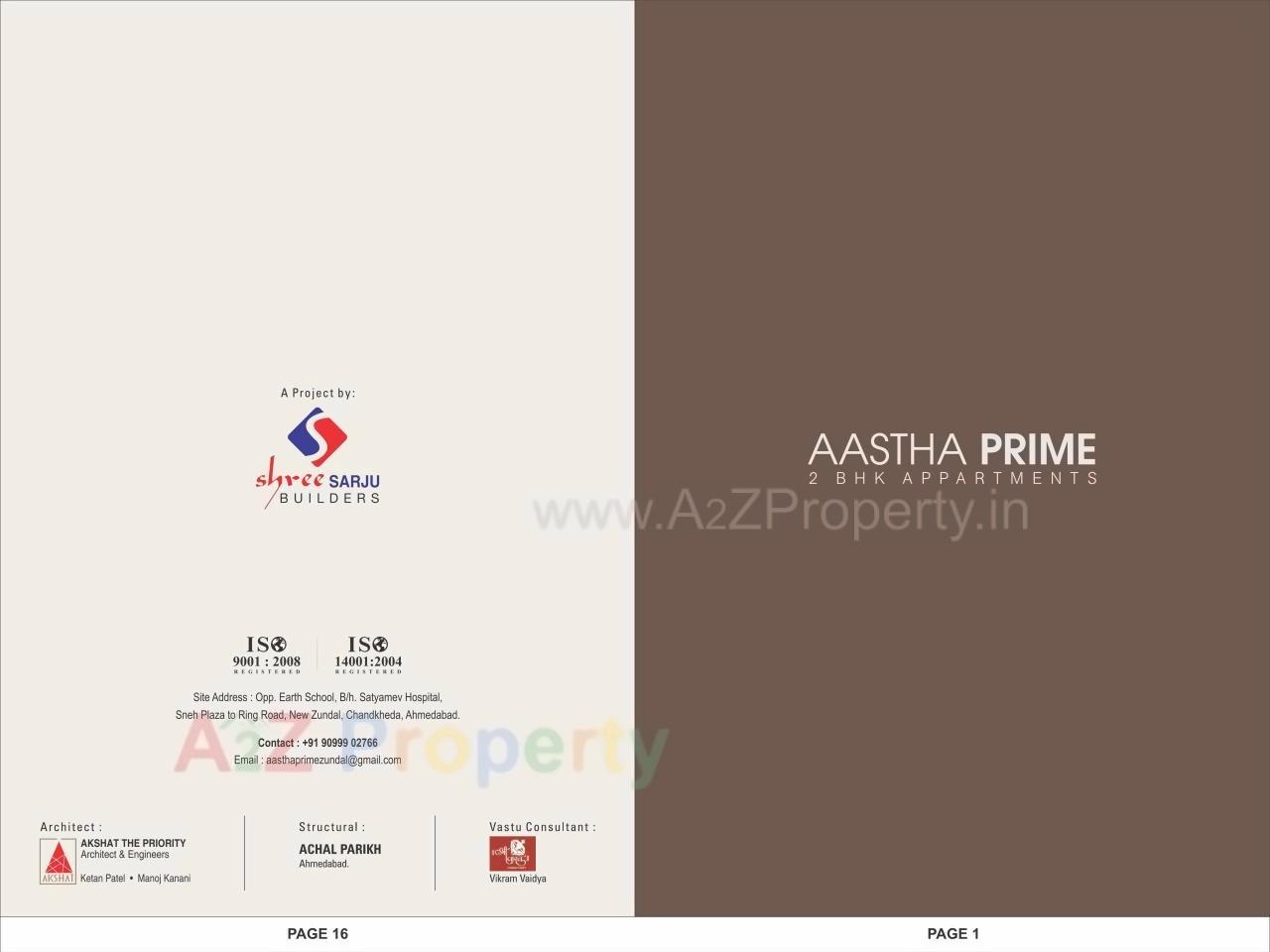  of real estate project Aastha Prime located at Zundal, Gandhinagar, Gujarat