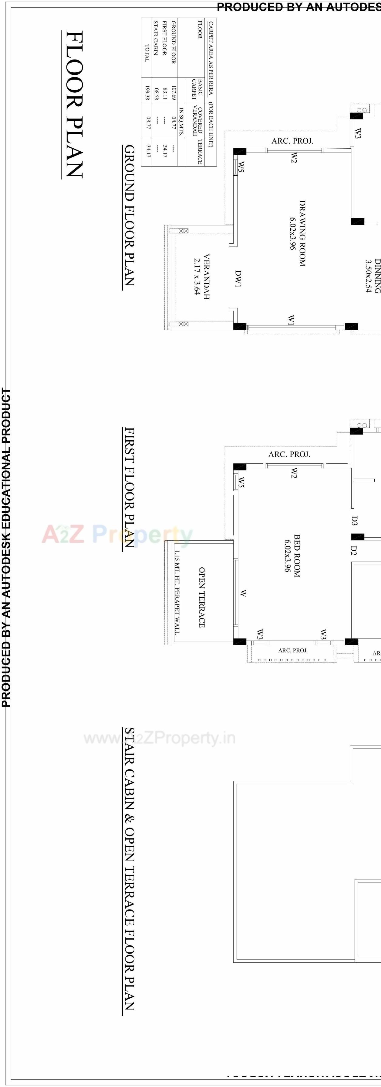 Layout of real estate project Aatrey Exotica located at Bhat, Gandhinagar, Gujarat