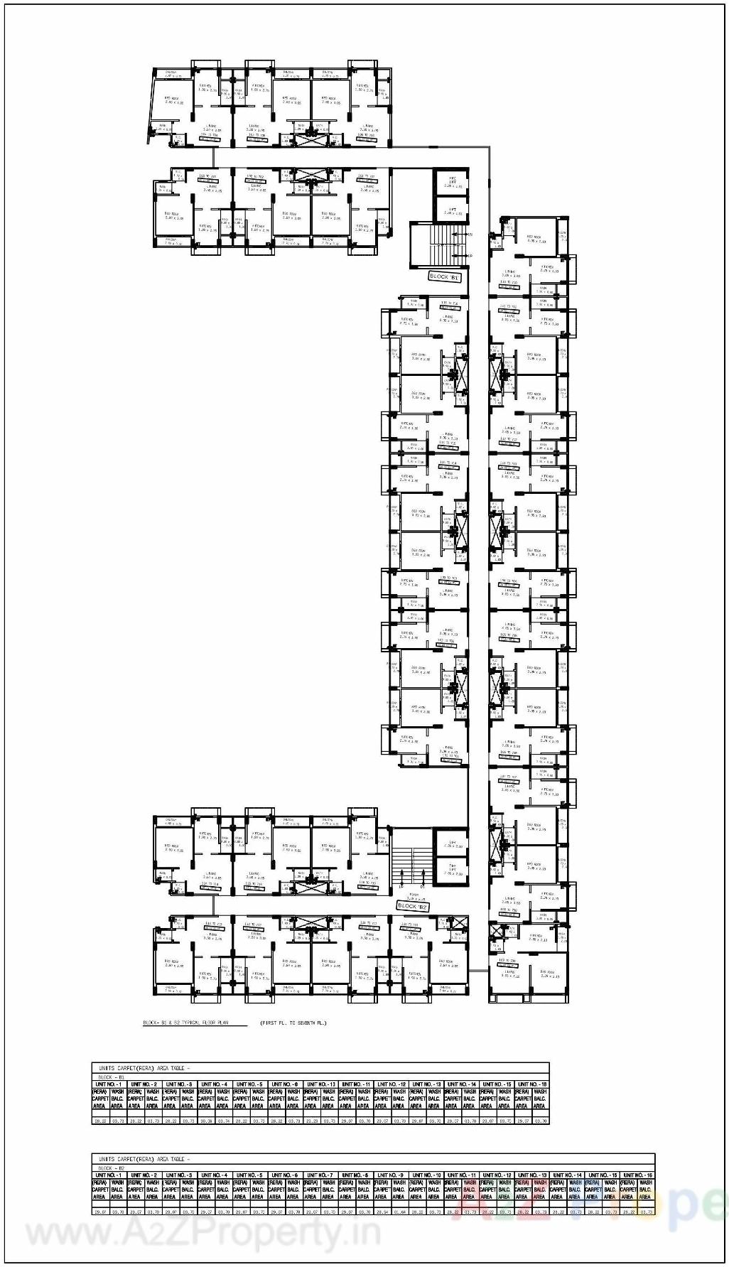 Layout of real estate project Aatrey Ivaan located at Gandhinagar, Gandhinagar, Gujarat