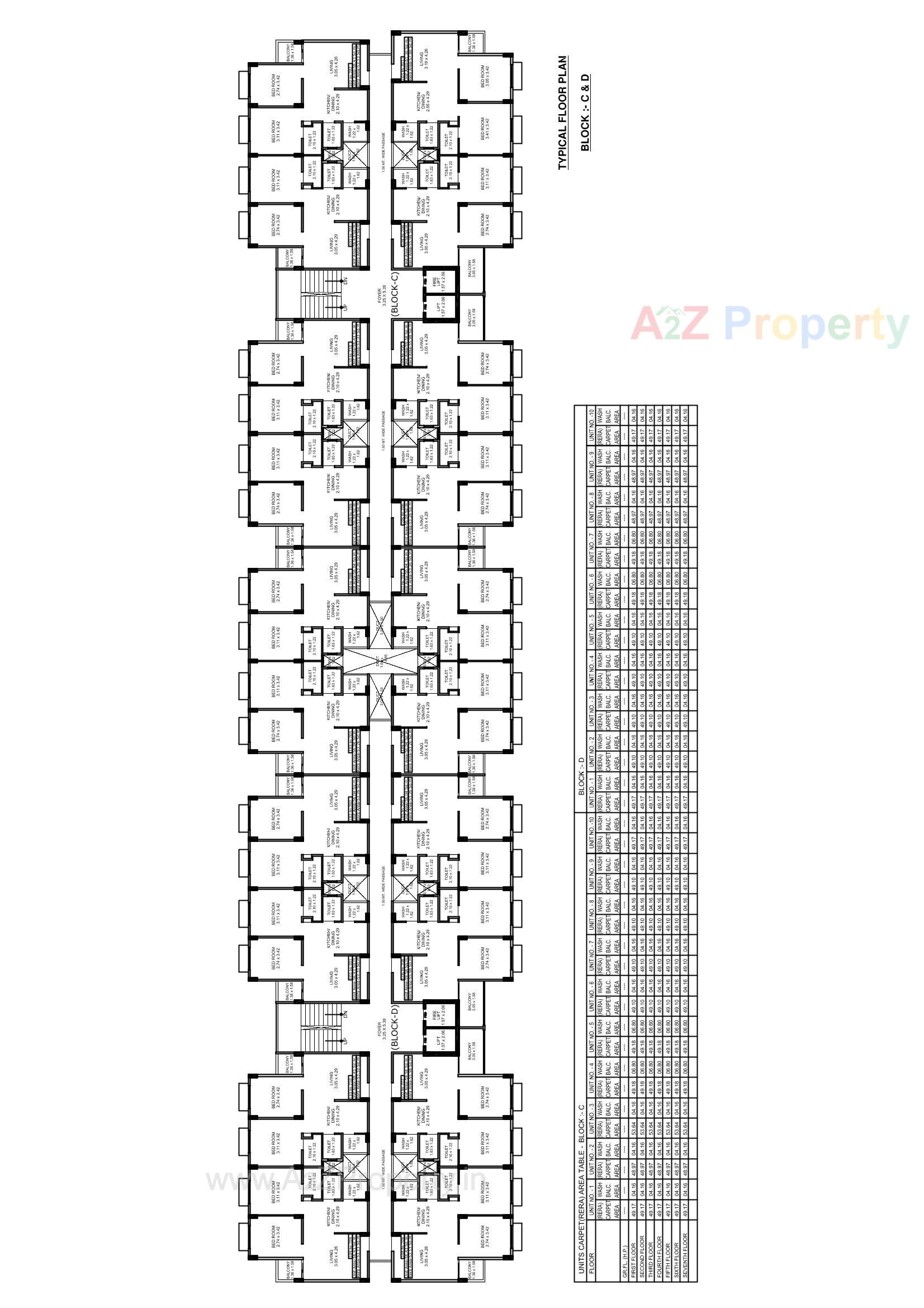 Layout of real estate project Aatrey Ivaan located at Chiloda, Gandhinagar, Gujarat