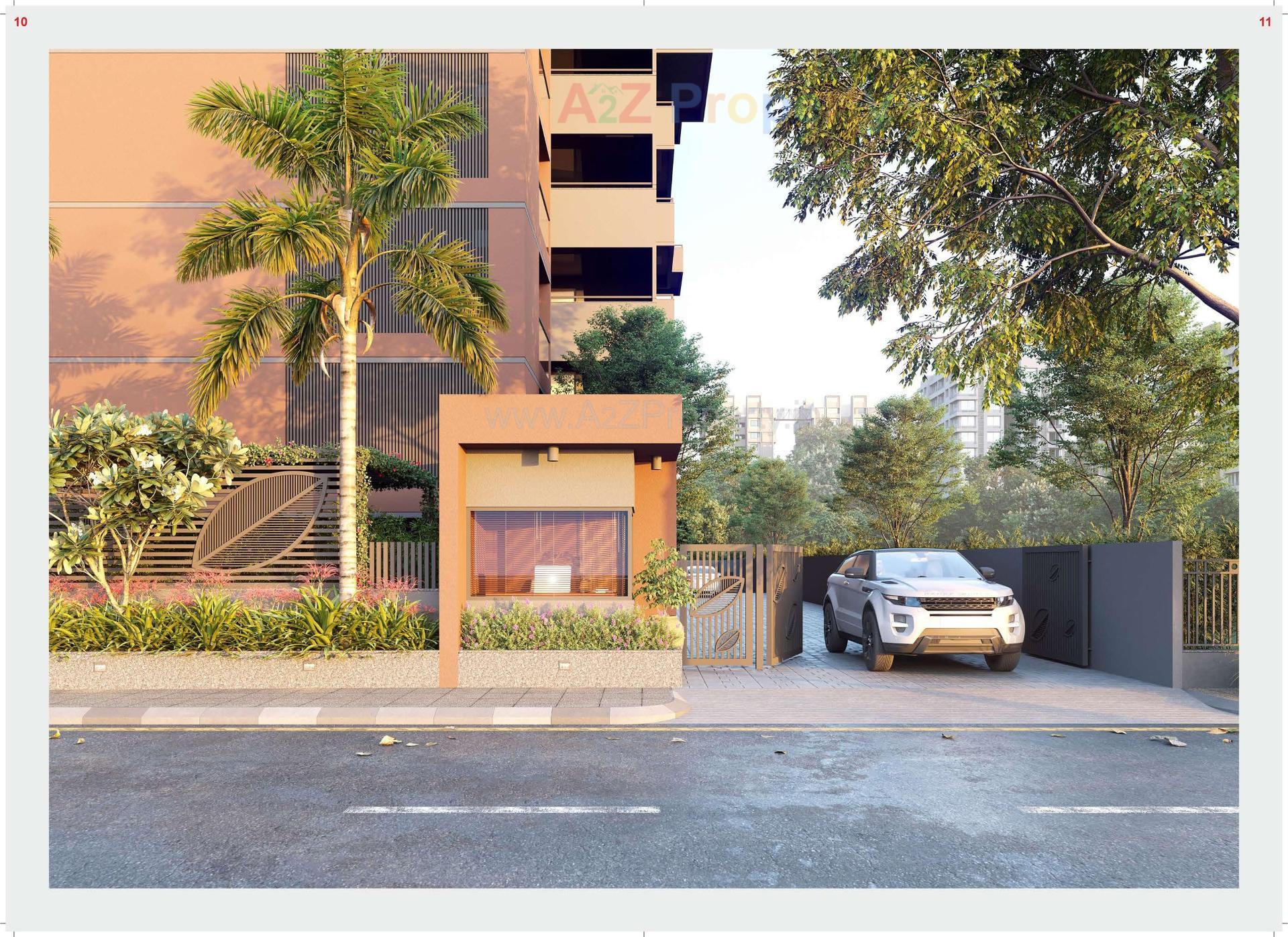 3D Elevation of real estate project Aavali Nine 360 located at Amiyapur, Gandhinagar, Gujarat